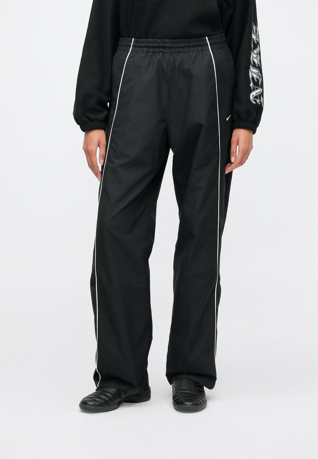 TRACK PANT - Tracksuit bottoms - black/sail
