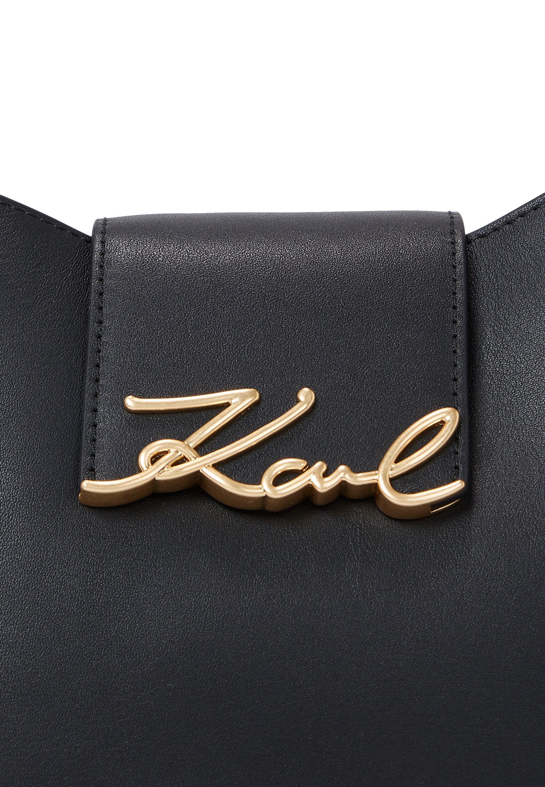 SIGNATURE HOBO - Handbag - black