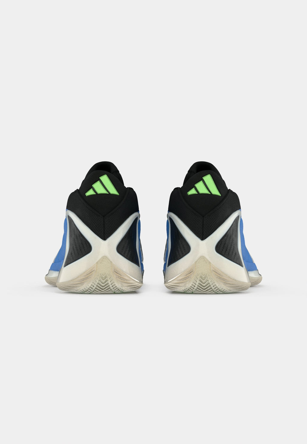 ANTHONY EDWARDS 2 - Basketball shoes - blue fusion/zero metallic/lime burst