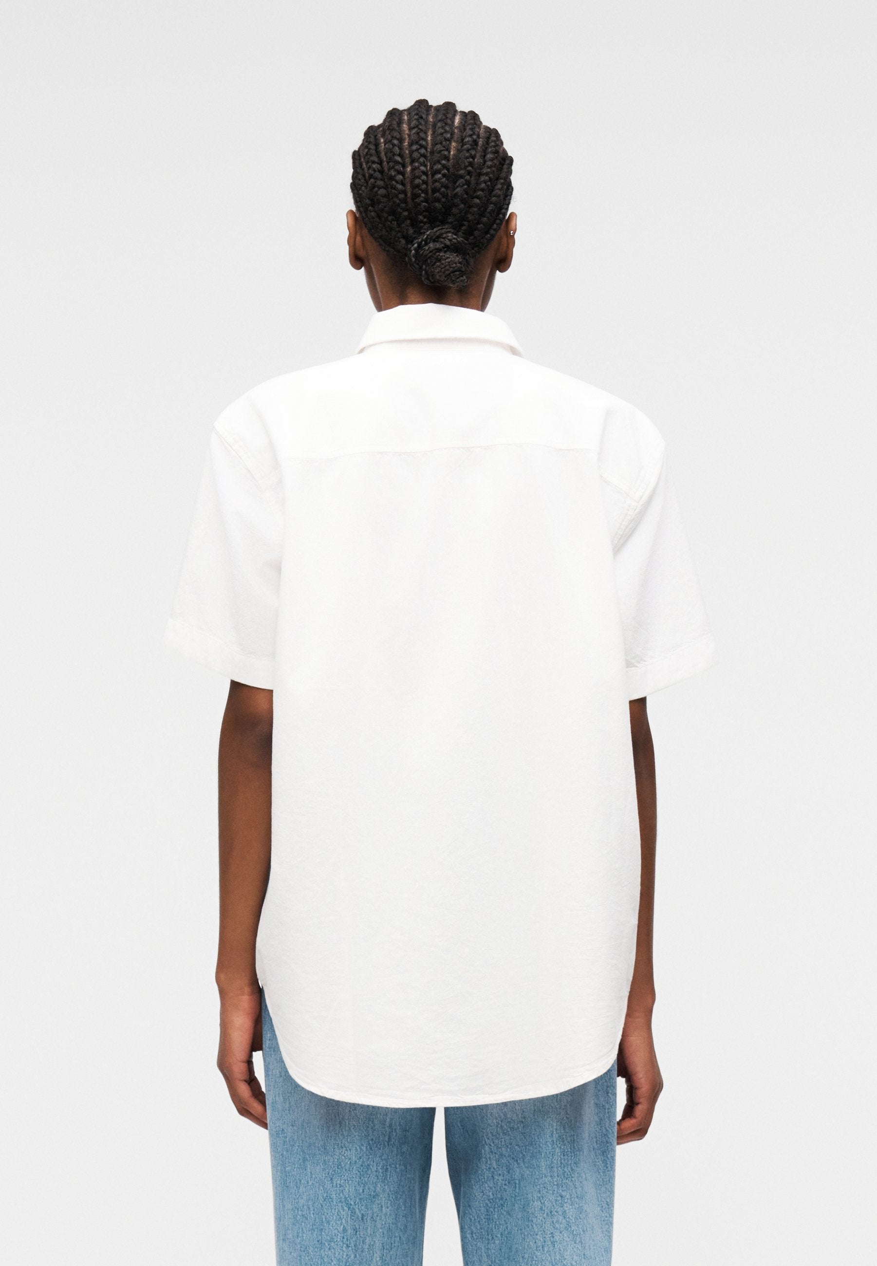 EXORDA - Button-down blouse - white