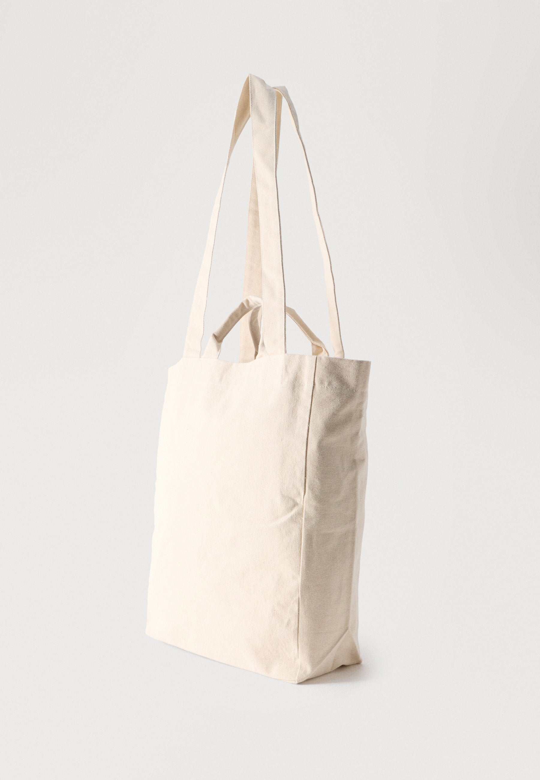 ELONGATED LOGO TOTE  UNISEX - Tote bag - natural