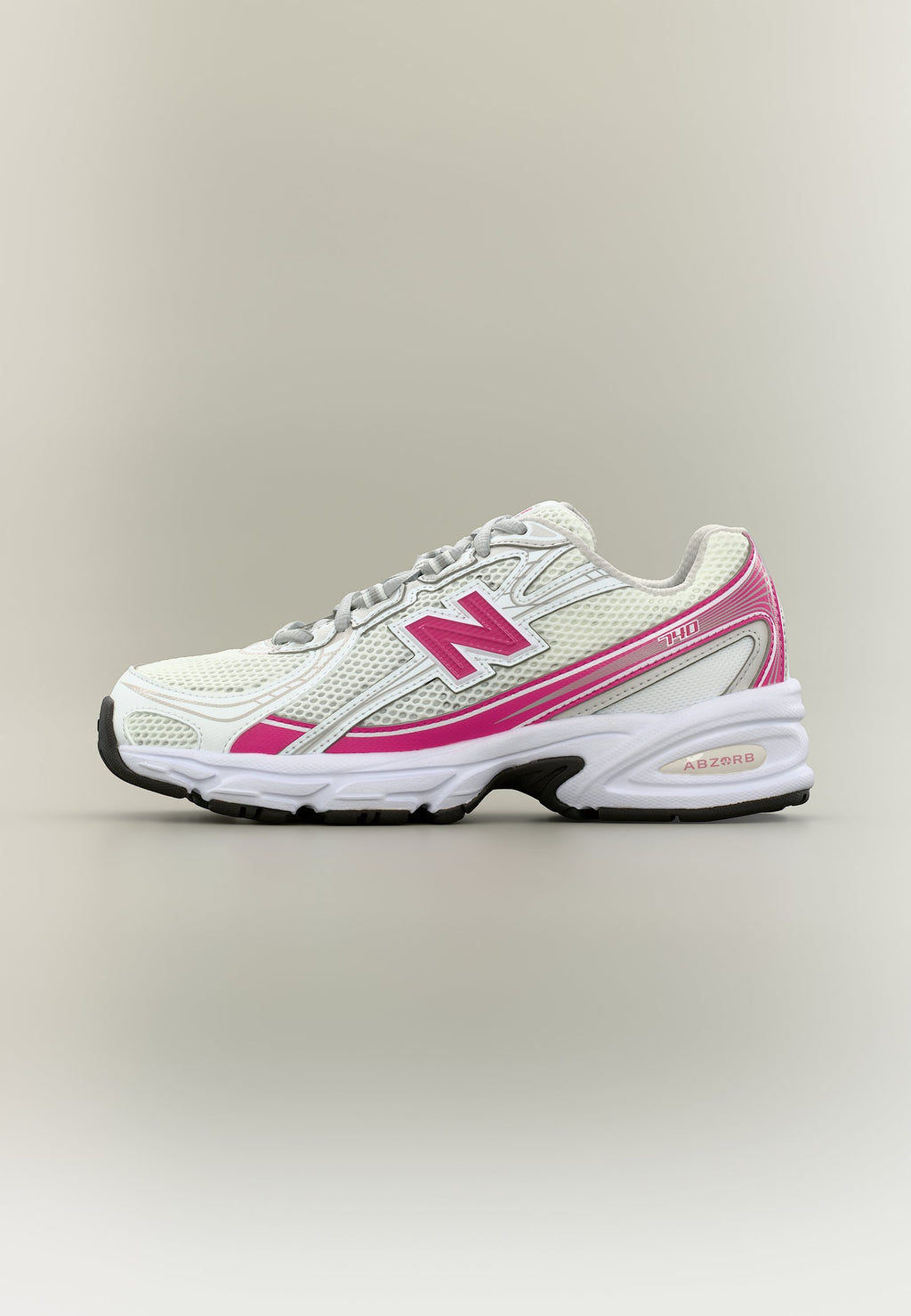 740 UNISEXE - Baskets - blanc/rose vif