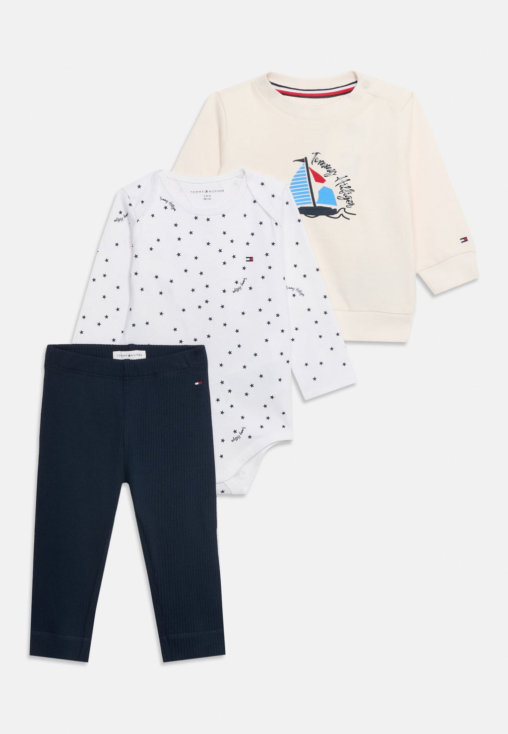UNISEX SET - Leggings - Trousers - white