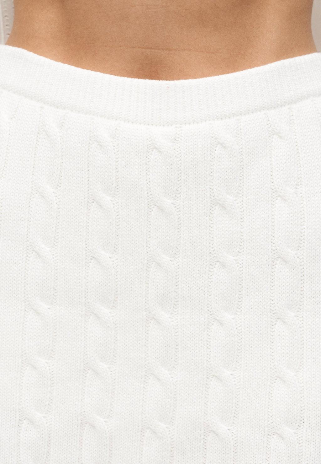 CABLE MINI SKORT - Skort - new off white
