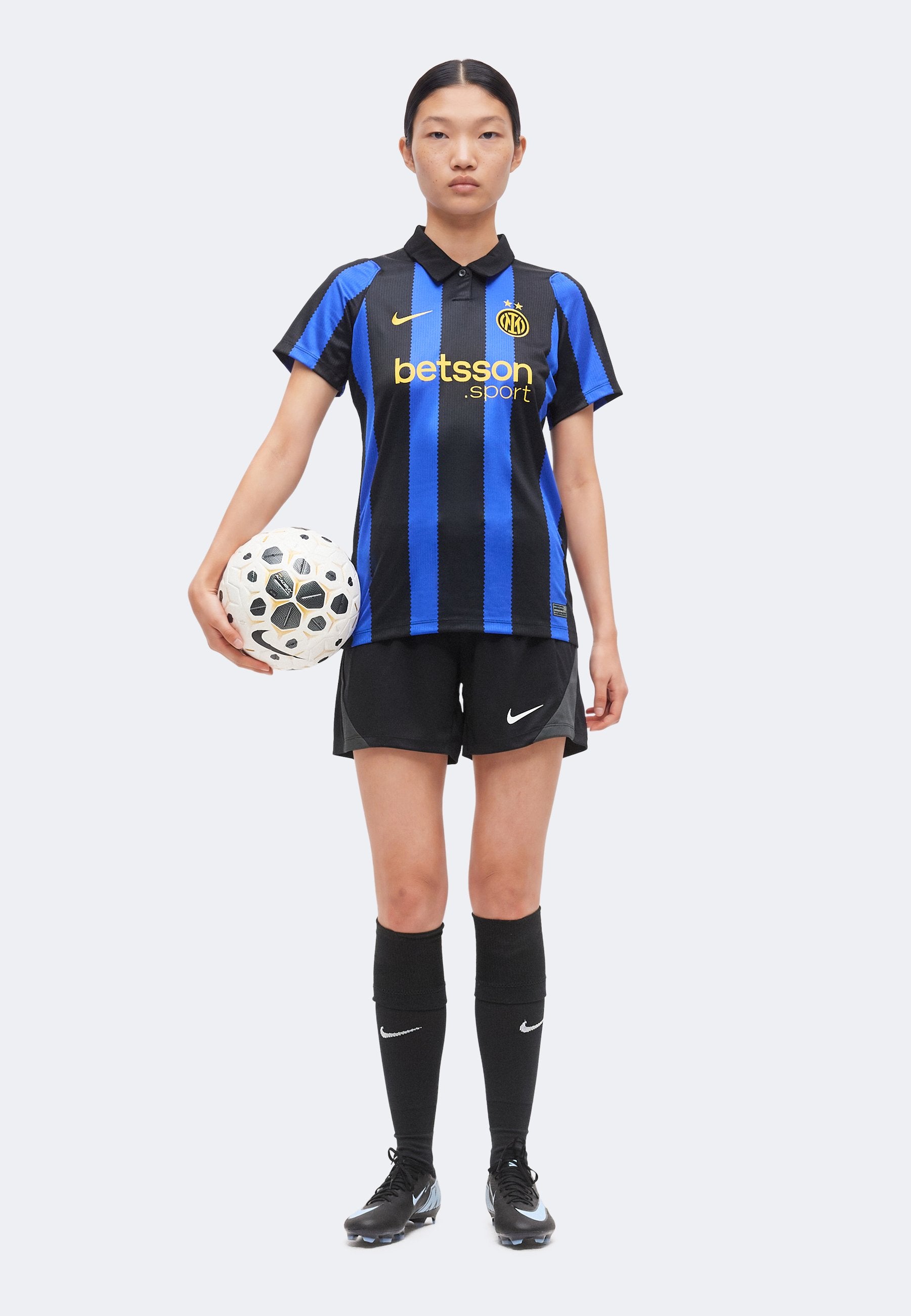 INTER - Vêtements de club - bleu/noir/or universitaire