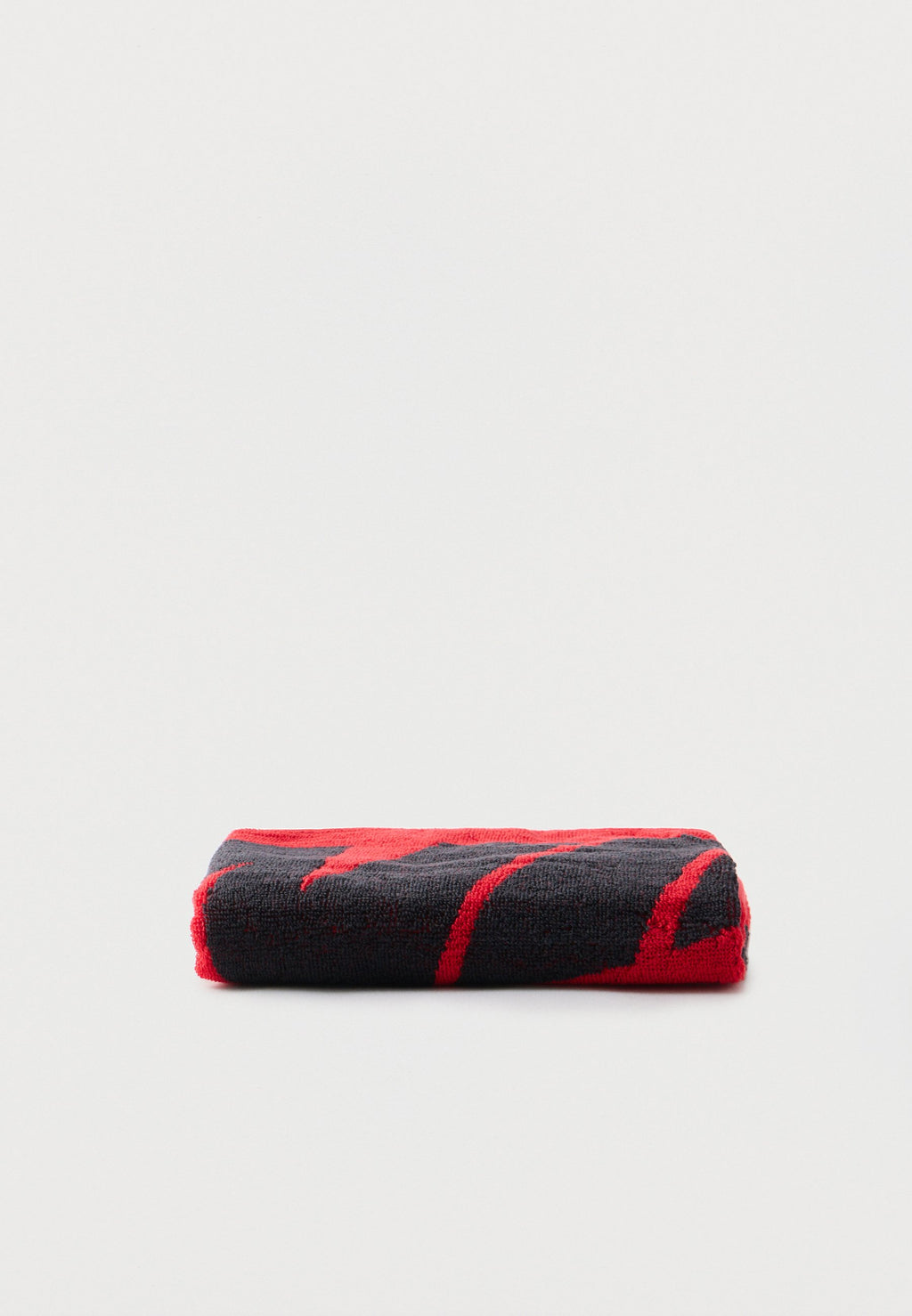 MEDIUM GRAPHIC UNISEX - Towel - black/university red