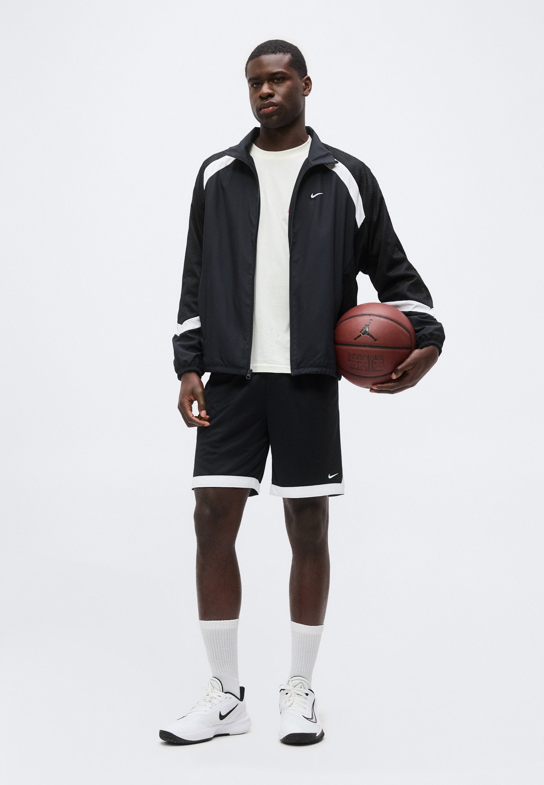 DNA SHORT - Sports shorts - black/white