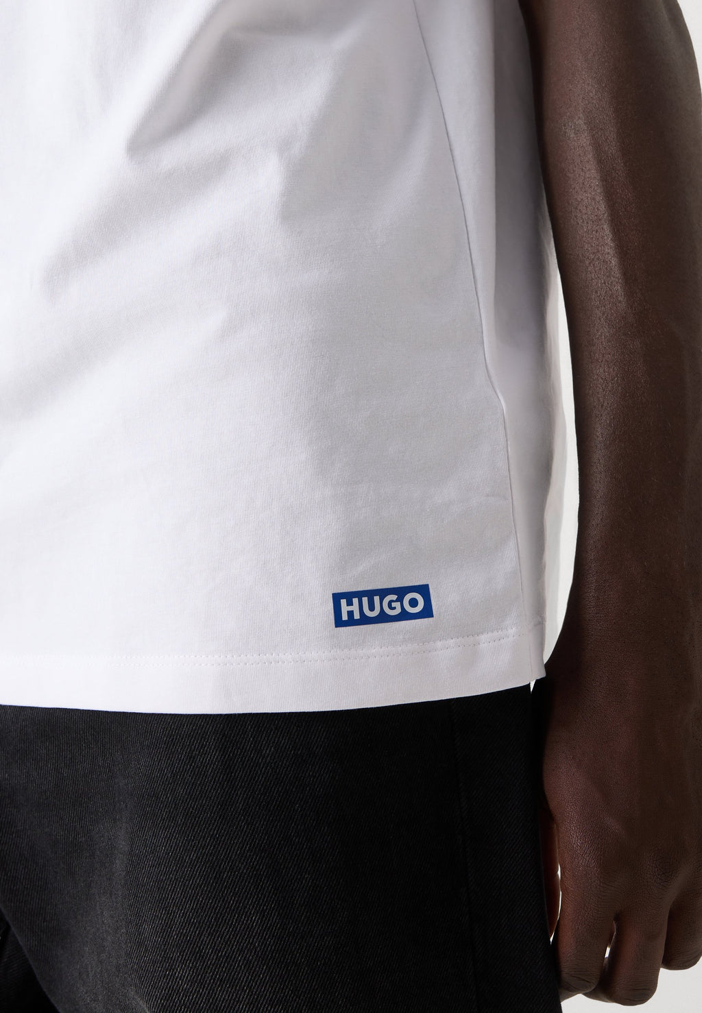 NAOLO 2 PACK - Basic T-shirt - white/black