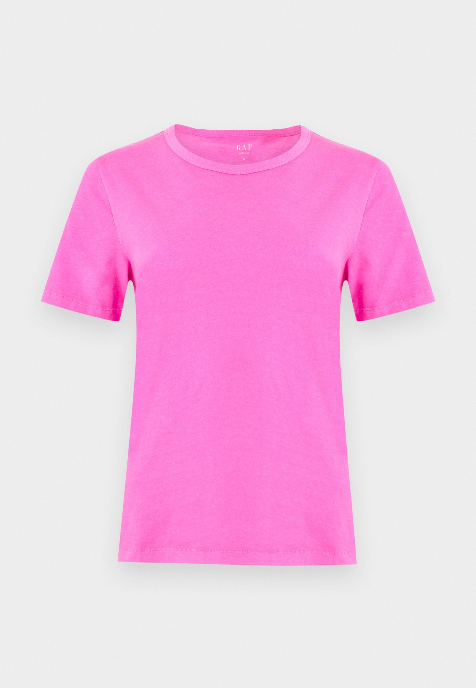 CREW - Basic T-shirt - neon pink glow