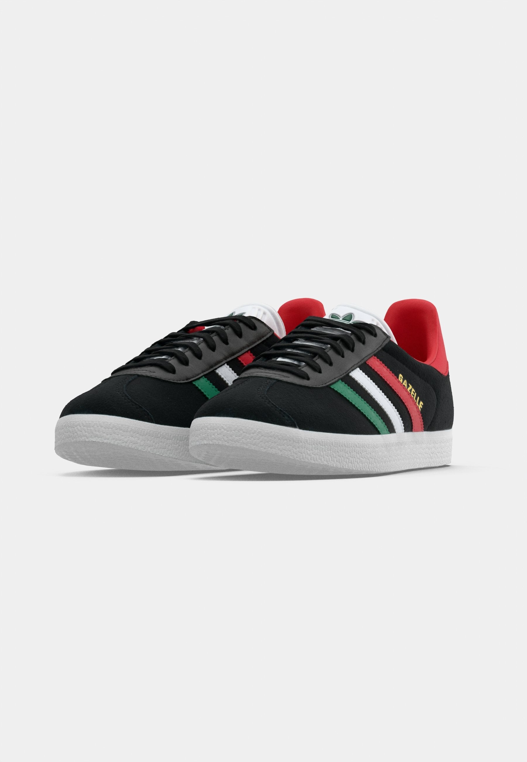 GAZELLE BOB MARLEY - Trainers - core black/footwear white/better scarlet