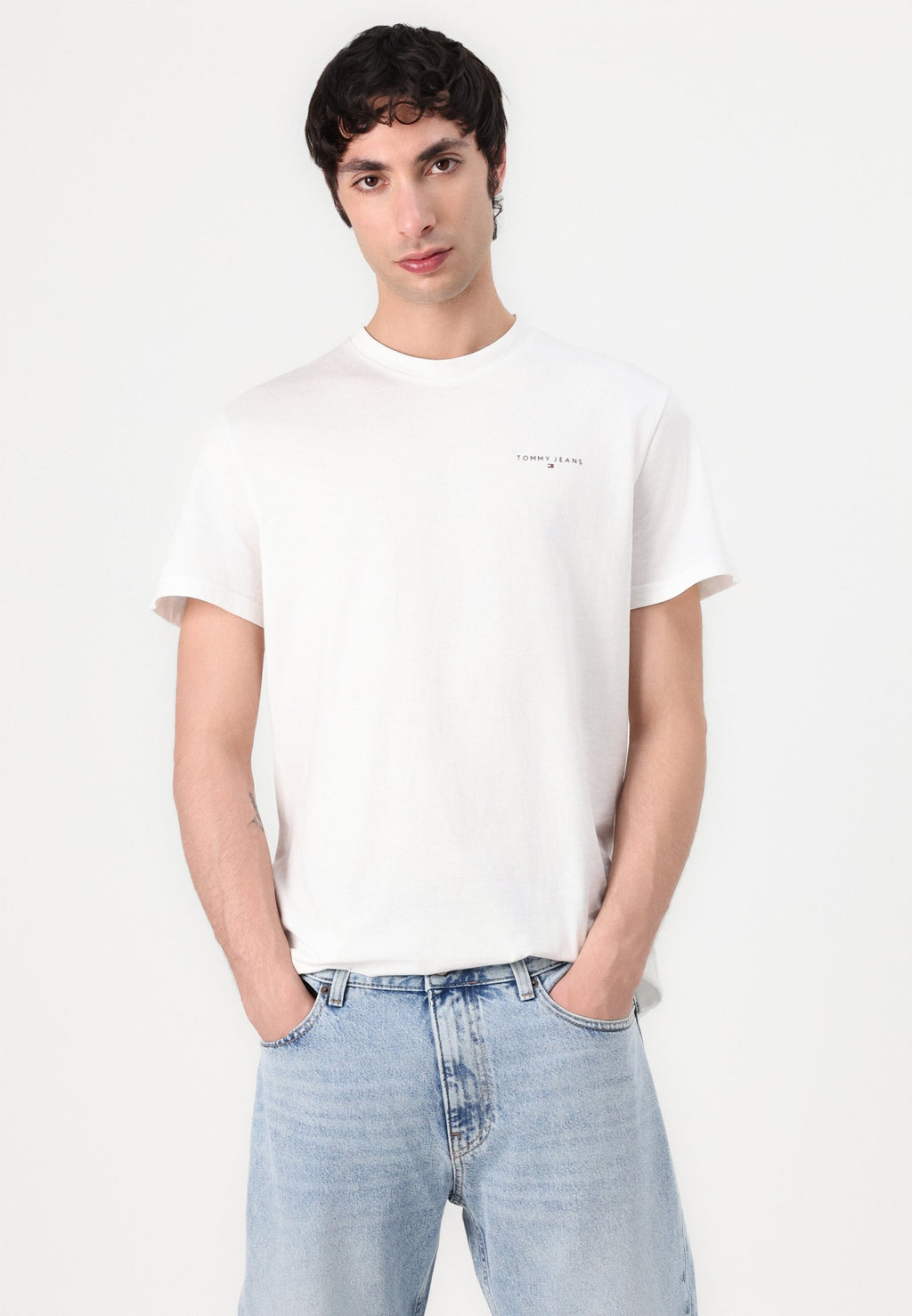 SLIM FIT - Basic T-shirt - ecru