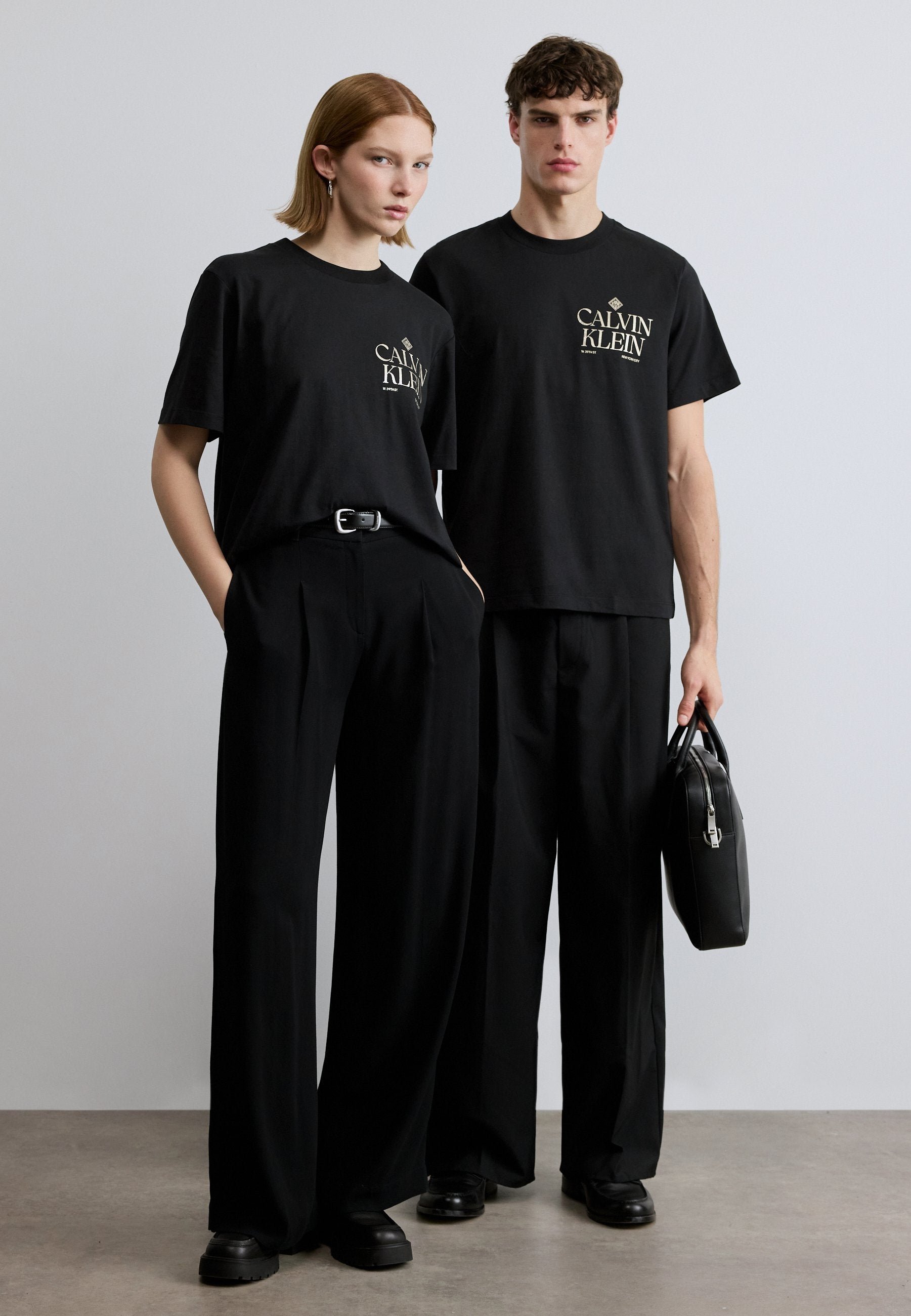 20S ROSES GRAPHIC TEE UNISEX - Print T-shirt - black