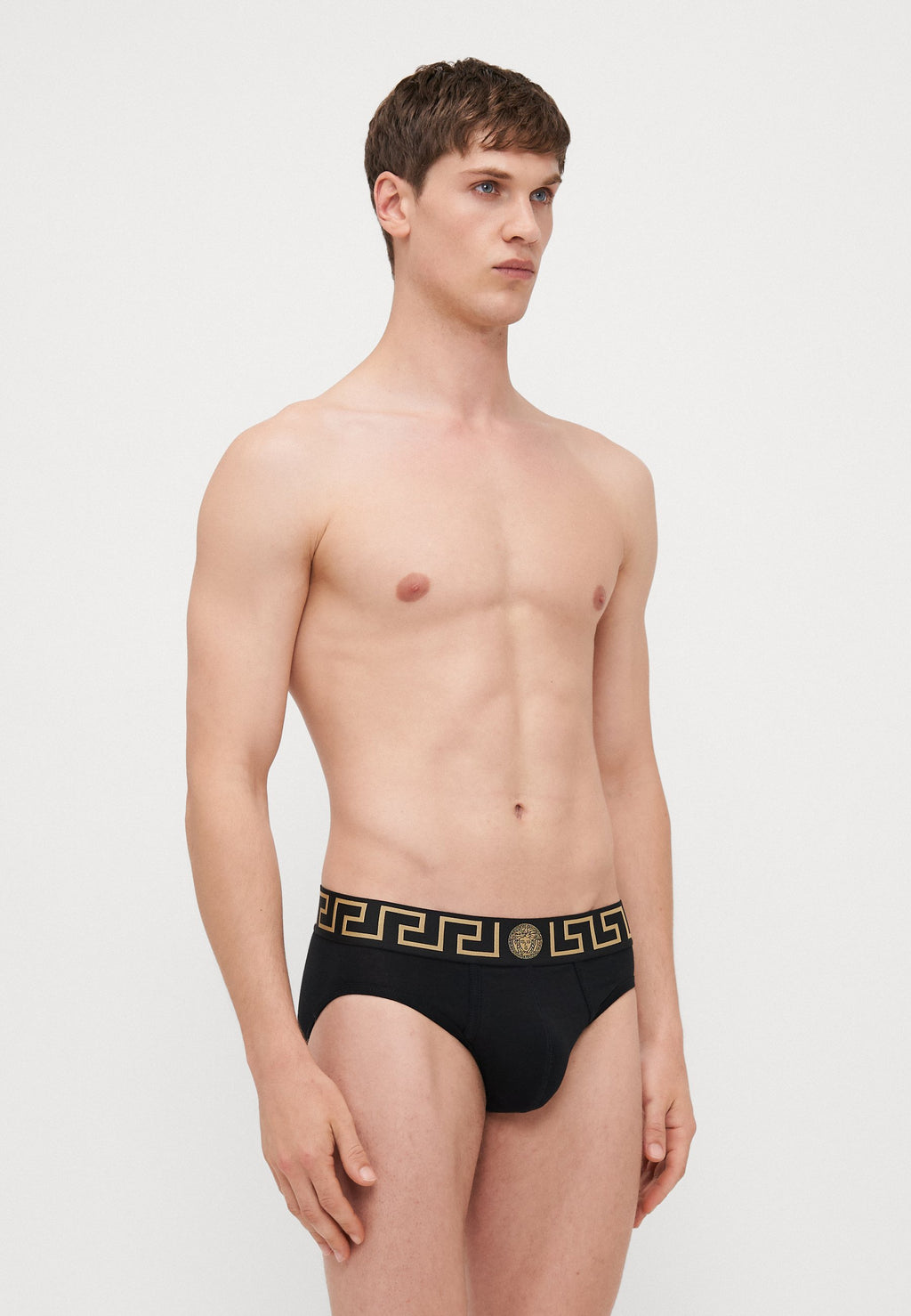 UNDERPANTS TOPEKA NEW LOGO 3 PACK - Briefs - black/gold-coloured