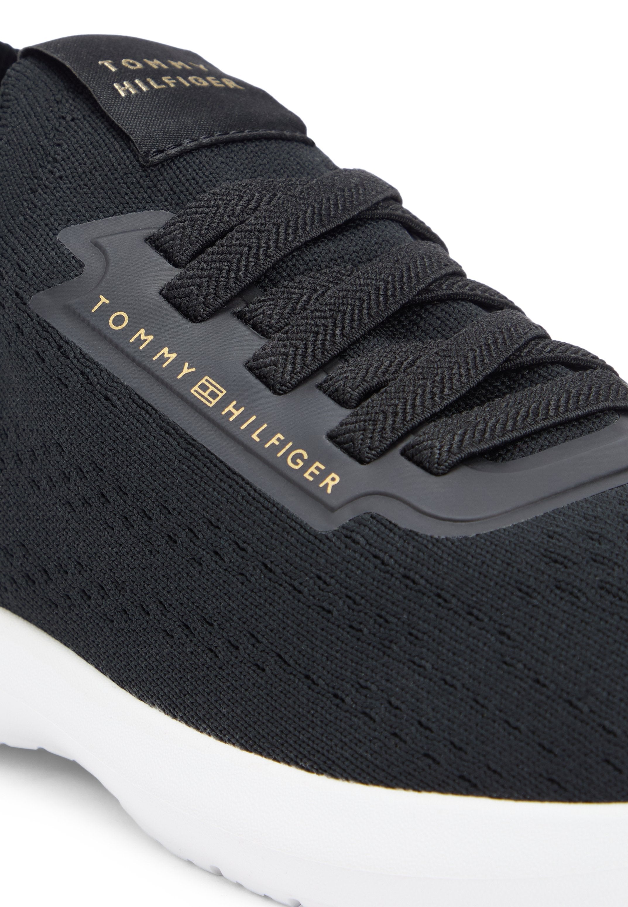 KNIT LIGHTWEIGHT MONO-SOCK SLIP-ON TRAINERS - Trainers - black