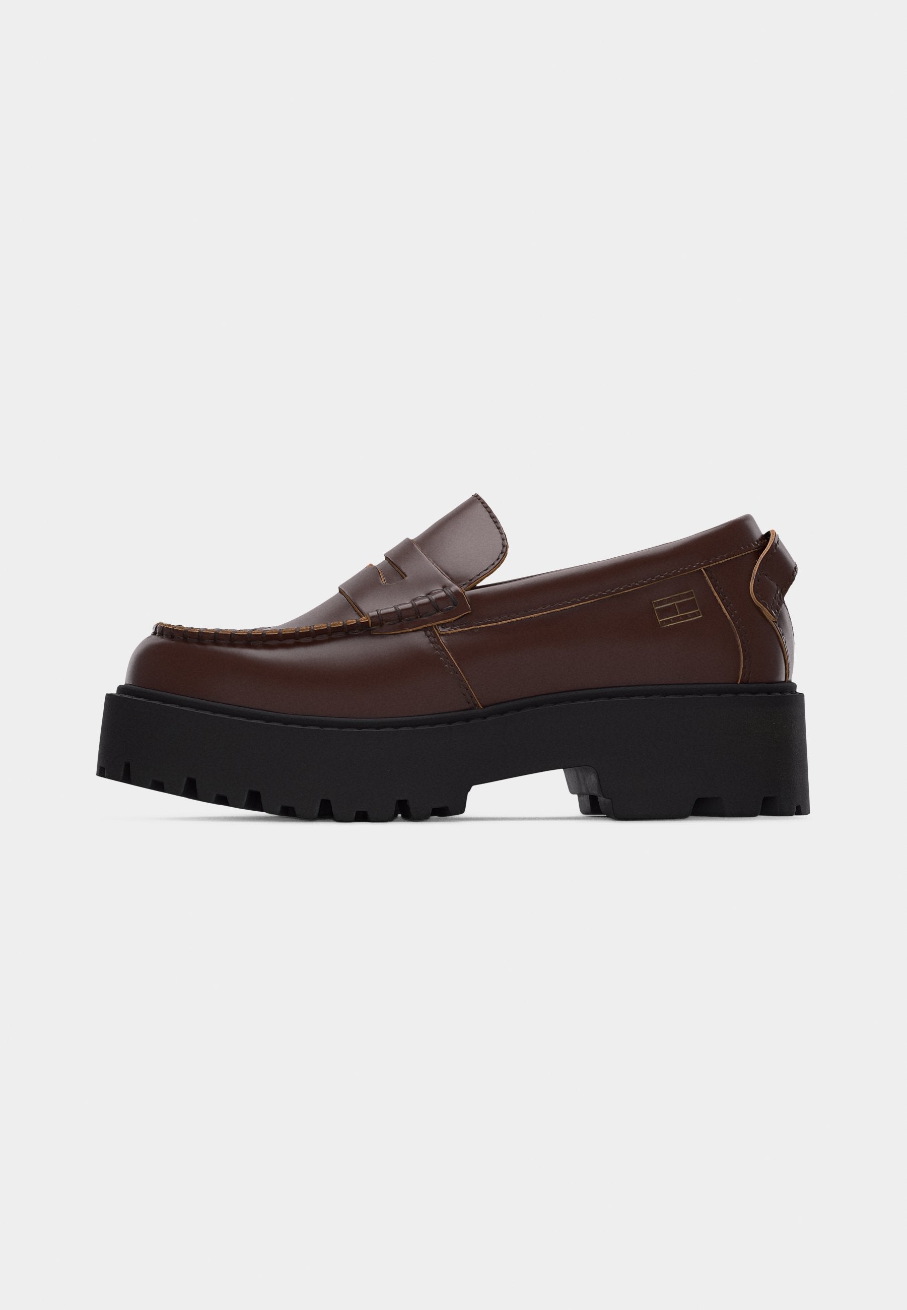 ARCHIVE LEATHER CHUNKY CLEAT LOAFERS - Slip-ons - legacy brown