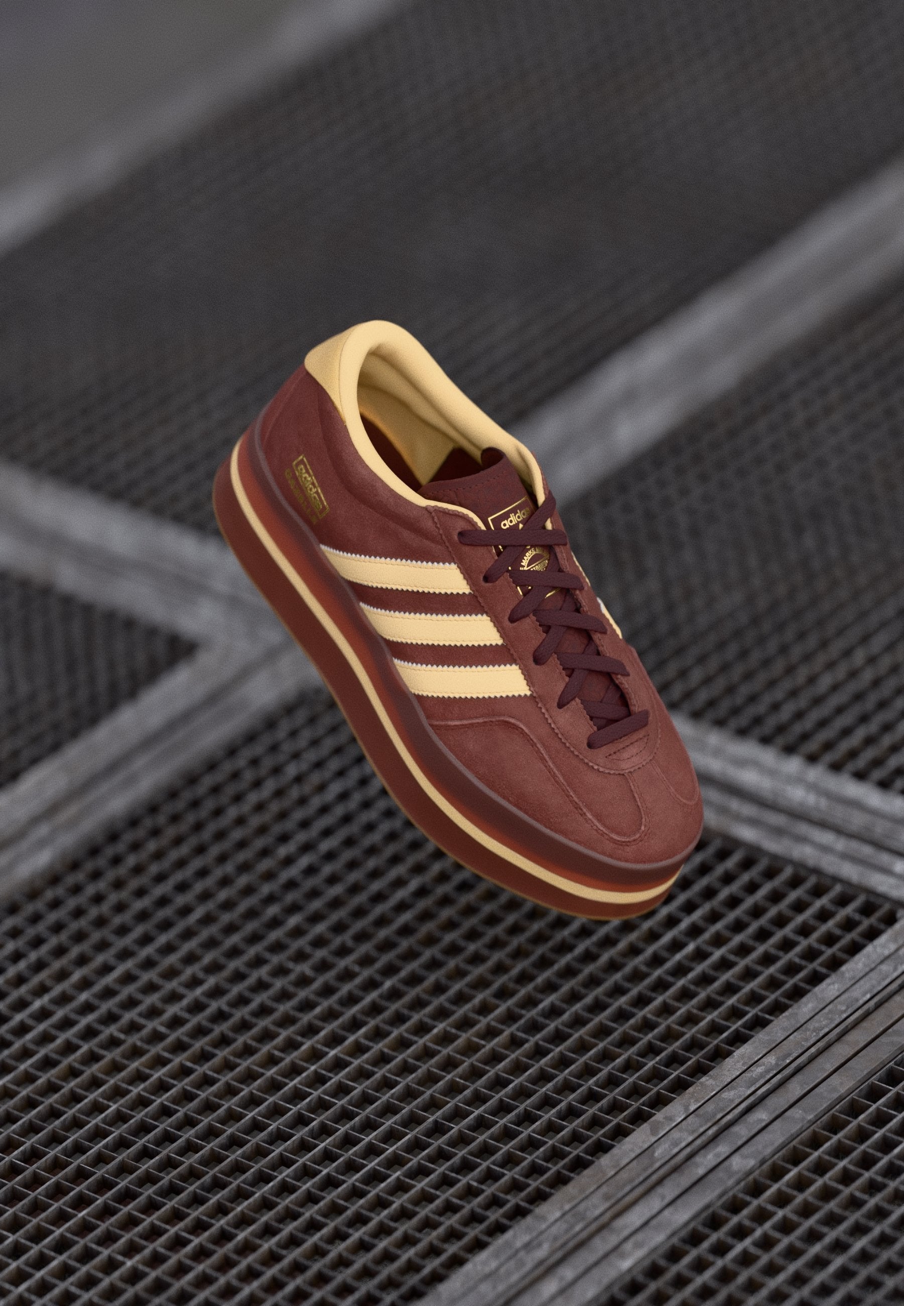 GAZELLE STACK W - Baskets basses - fox brown/orange tint