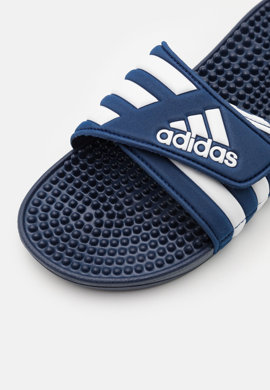 ADISSAGE - Claquettes de piscine - bleu foncé/blanc chaussures