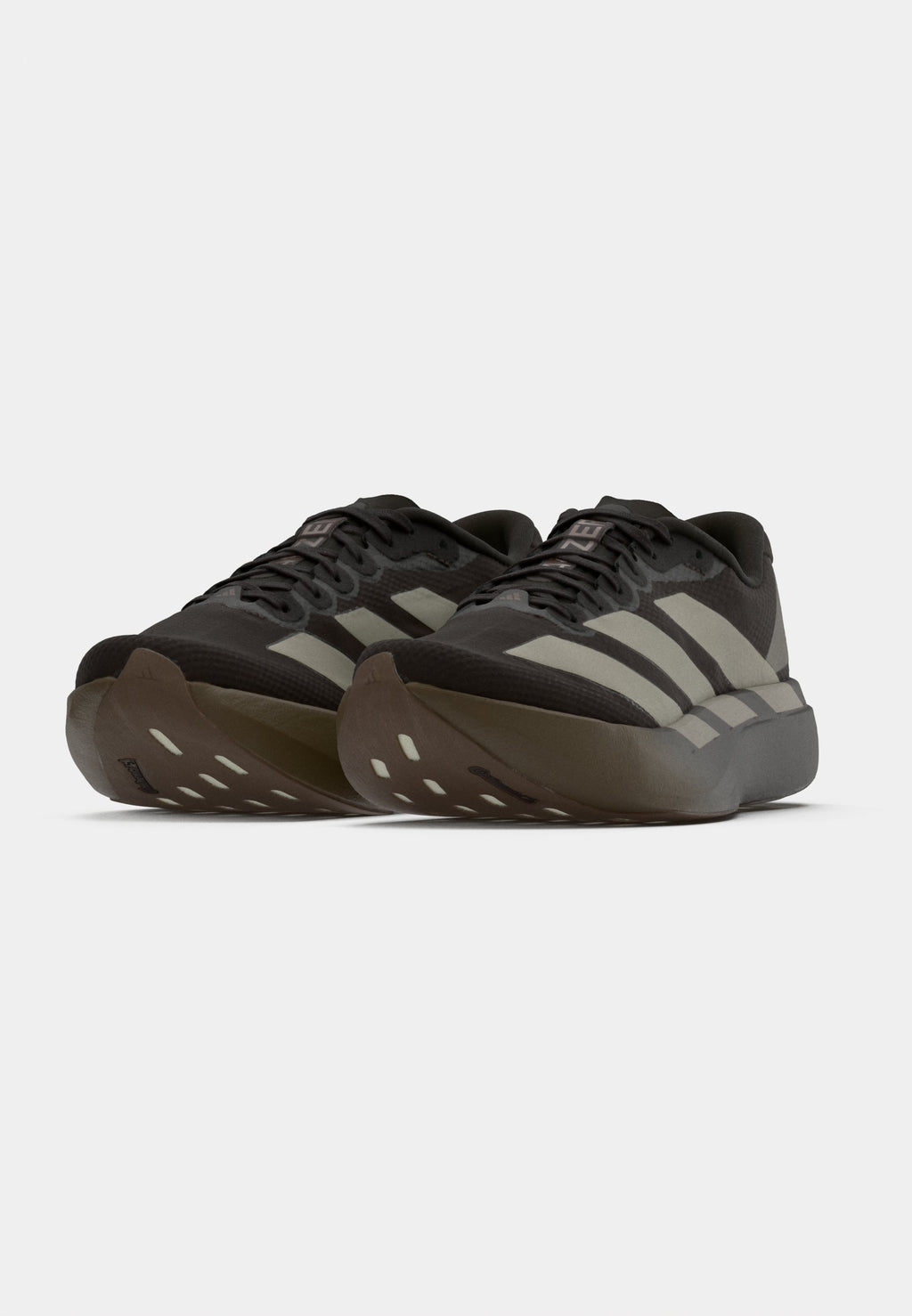 ADIZERO EVO SL WOVEN W - Road running shoes - aurora coffee/putty beige/earth strata