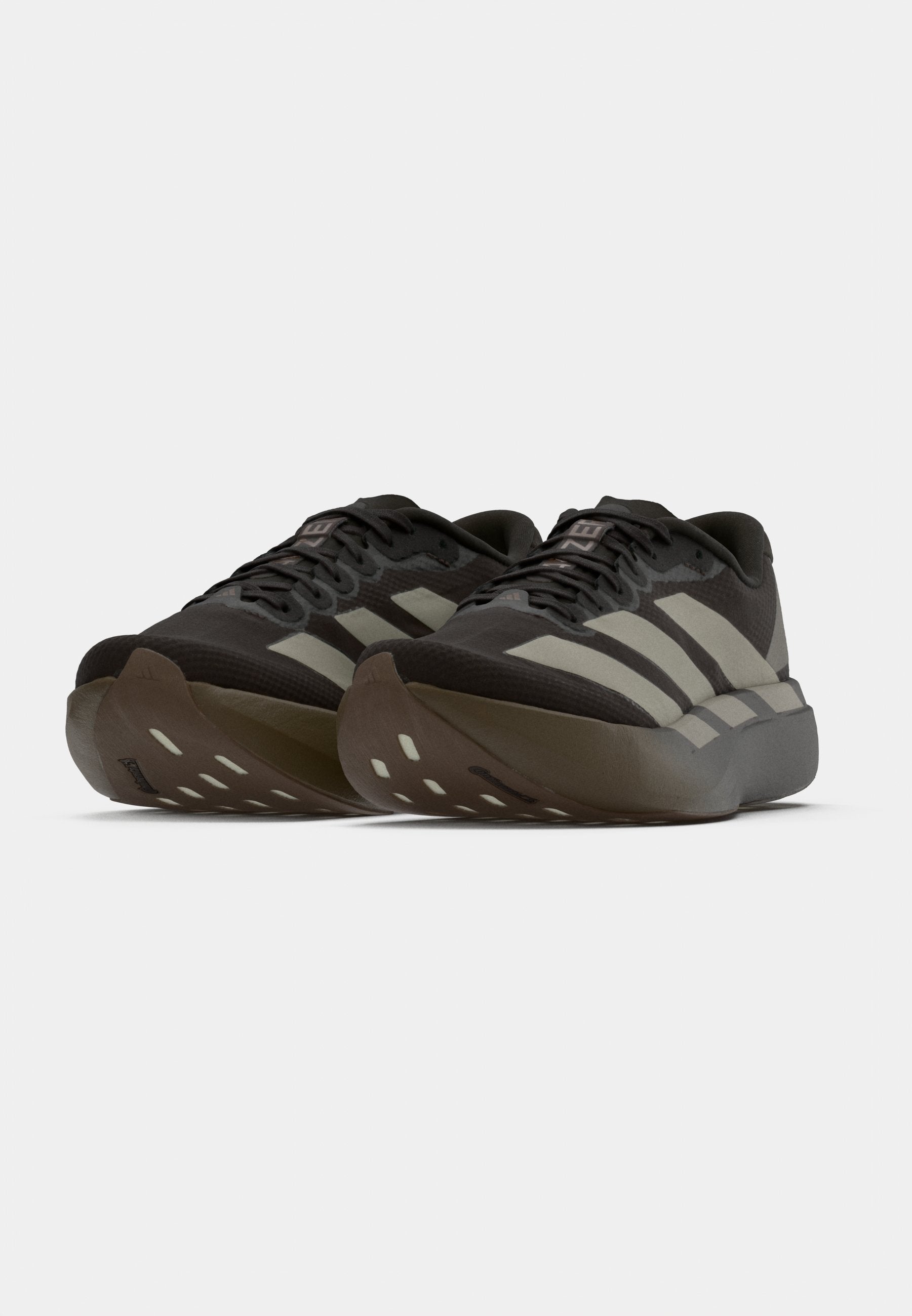 ADIZERO EVO SL WOVEN W - Road running shoes - aurora coffee/putty beige/earth strata