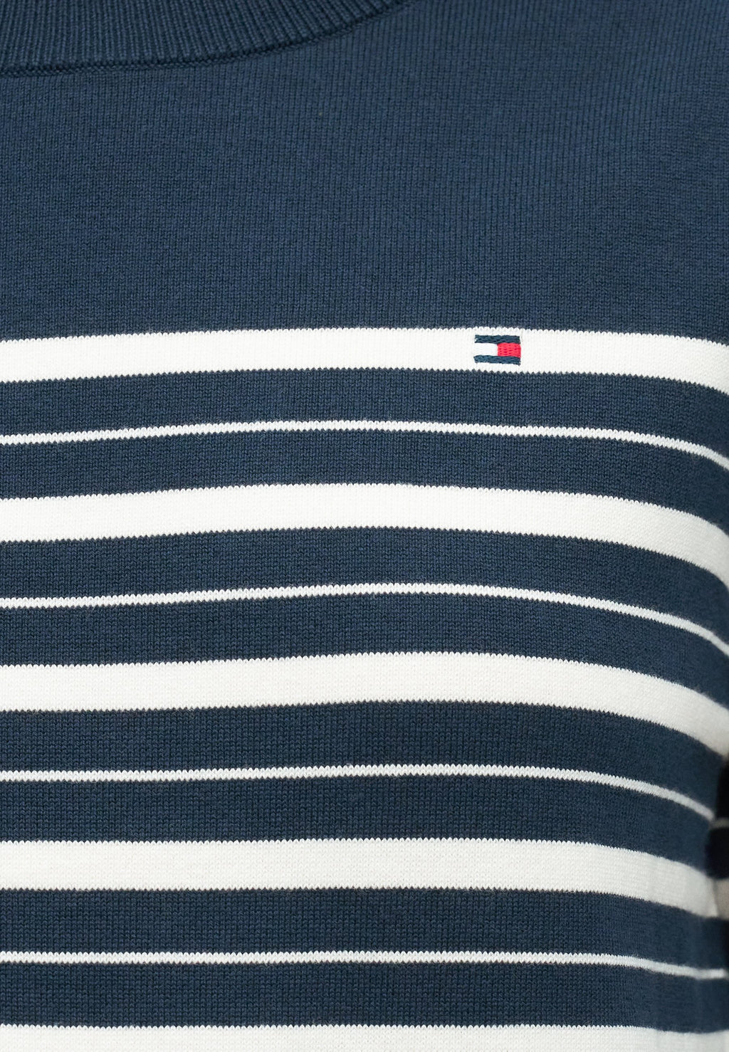 PULL RAS-DU-COU EN JERSEY - Pull - marine foncé/calico