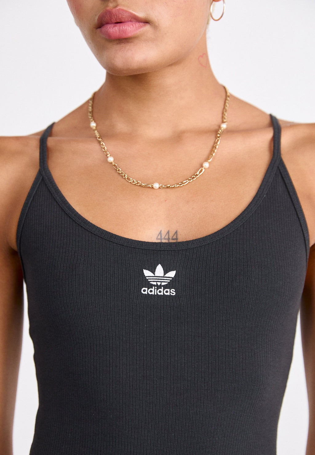 ESSENTIALS RIBBED BODYSUIT - Body - black