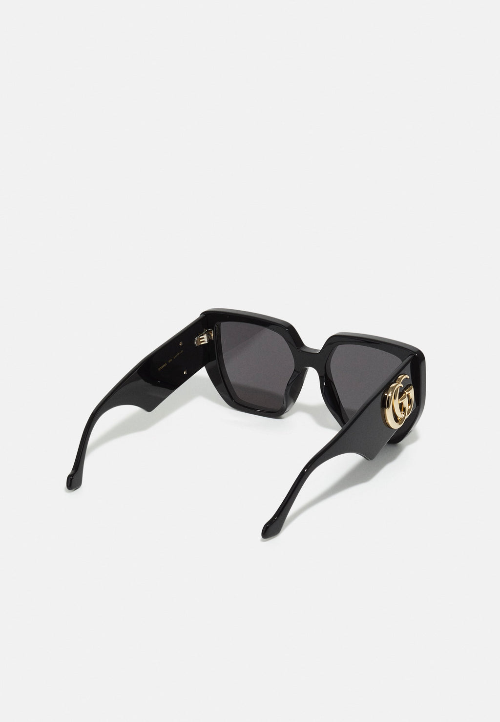 GG OVERSIZED SQUARE ACETATE SUNGLASSES - Sunglasses - black/grey