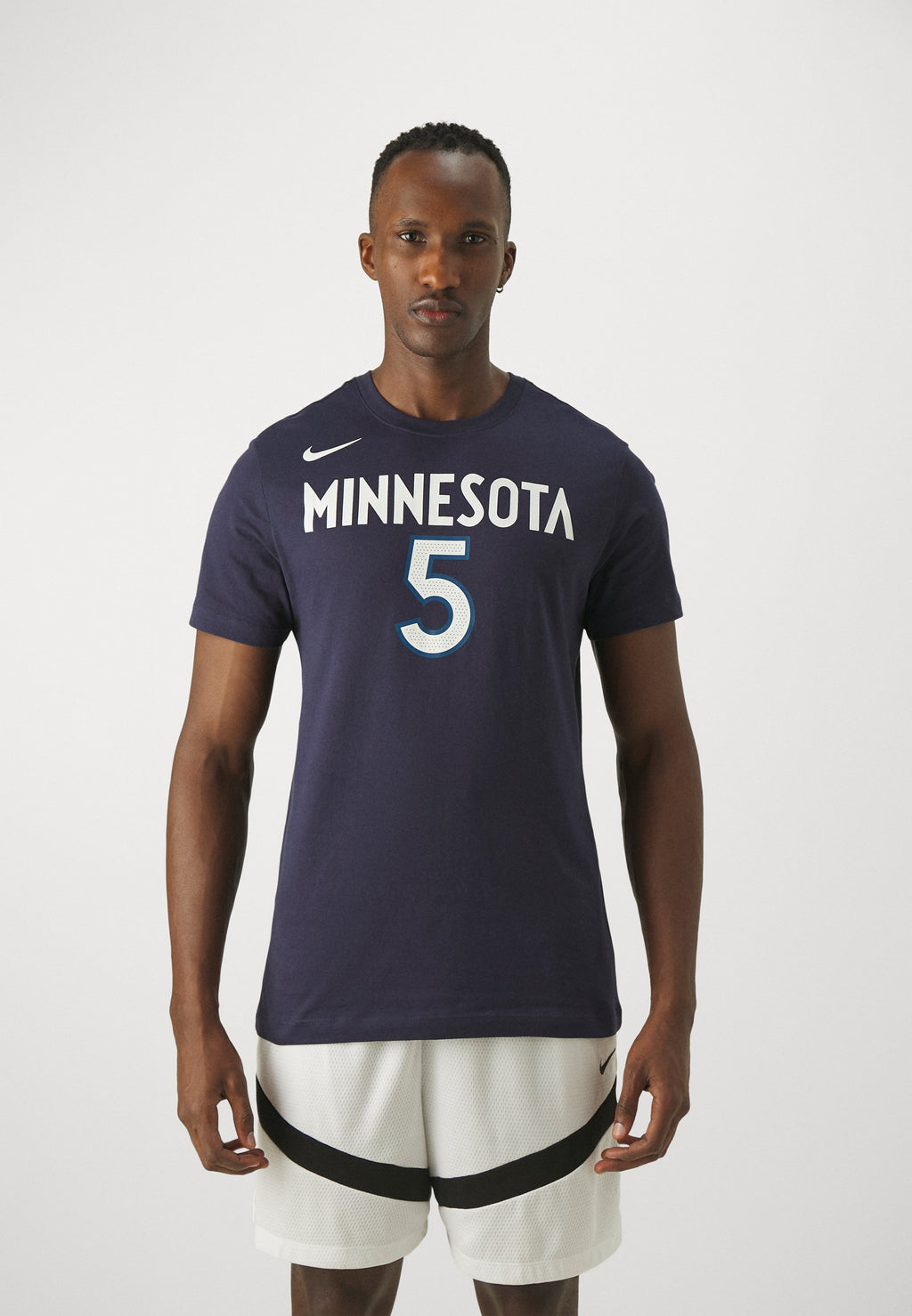 NBA MINNESOTA TIMBERWOLVES TEE ANTHONY EDWARDS - Club wear - college navy