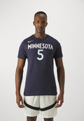NBA MINNESOTA TIMBERWOLVES TEE ANTHONY EDWARDS - Club wear - college navy