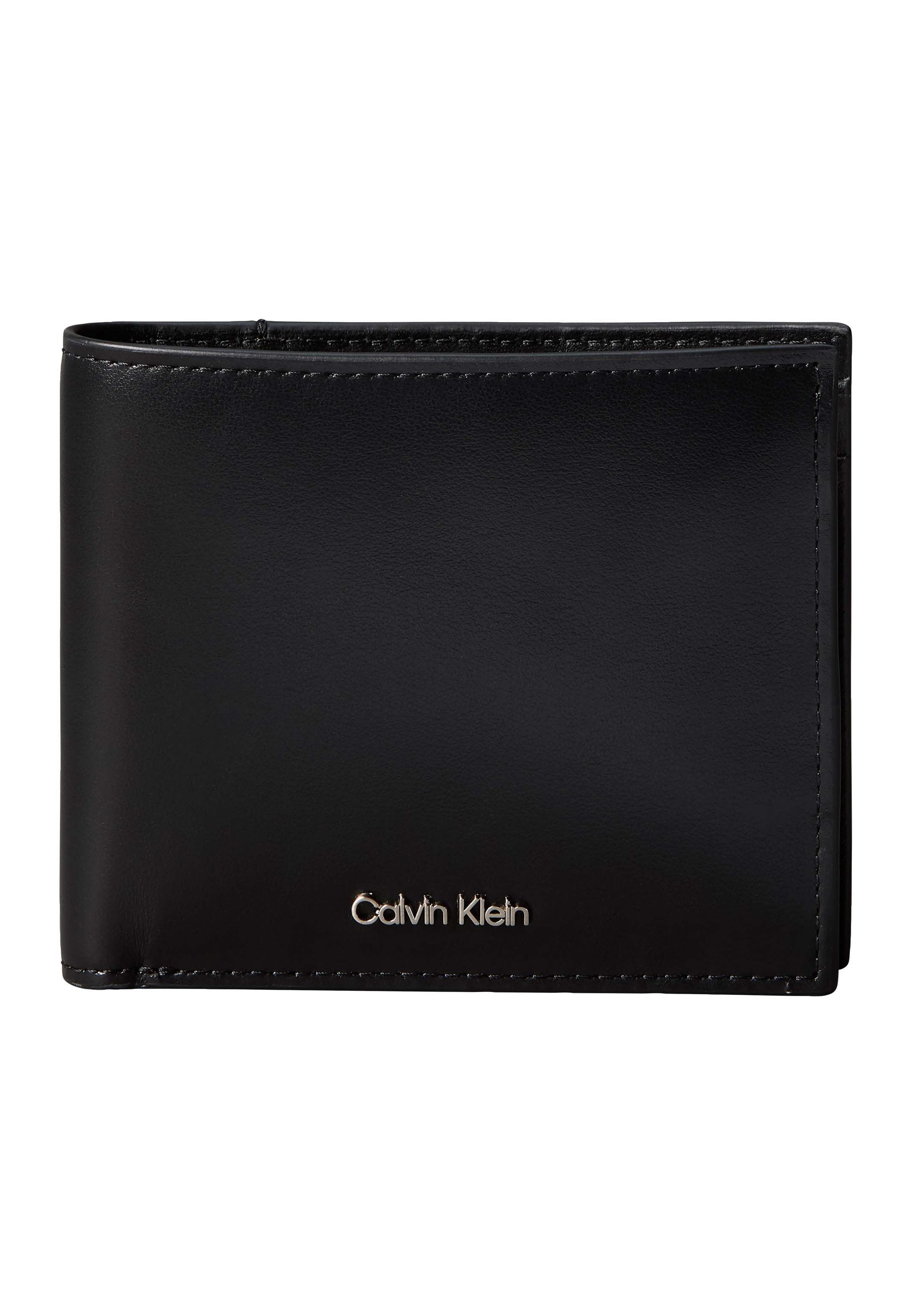 RAISED BILLFOLD COIN - Wallet - black
