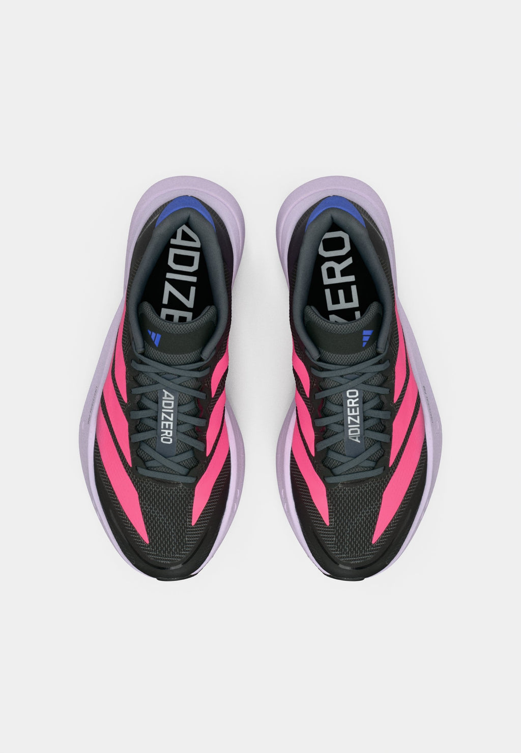 ADIZERO BOSTON - Road running shoes - core black/lucid pink/cobalt blue