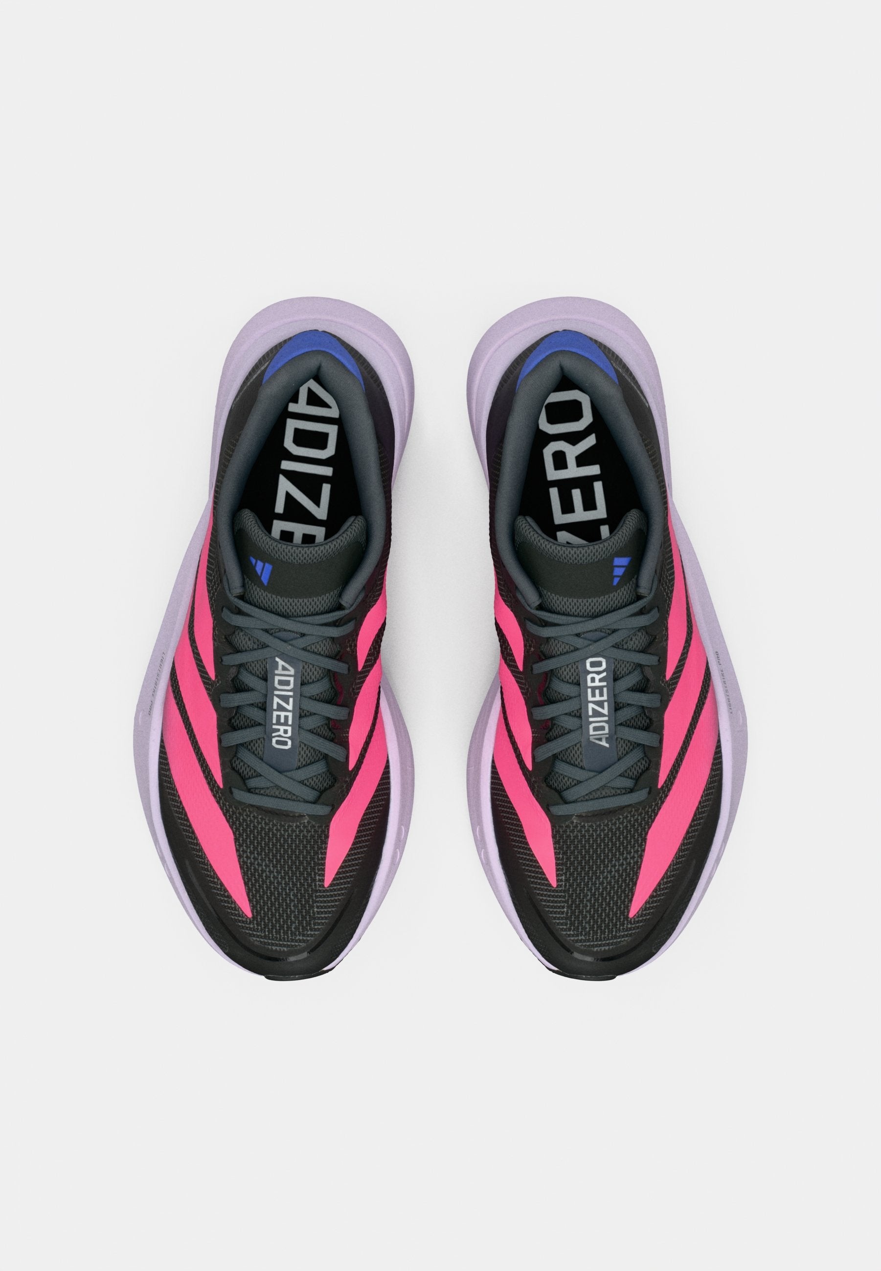 ADIZERO BOSTON - Road running shoes - core black/lucid pink/cobalt blue
