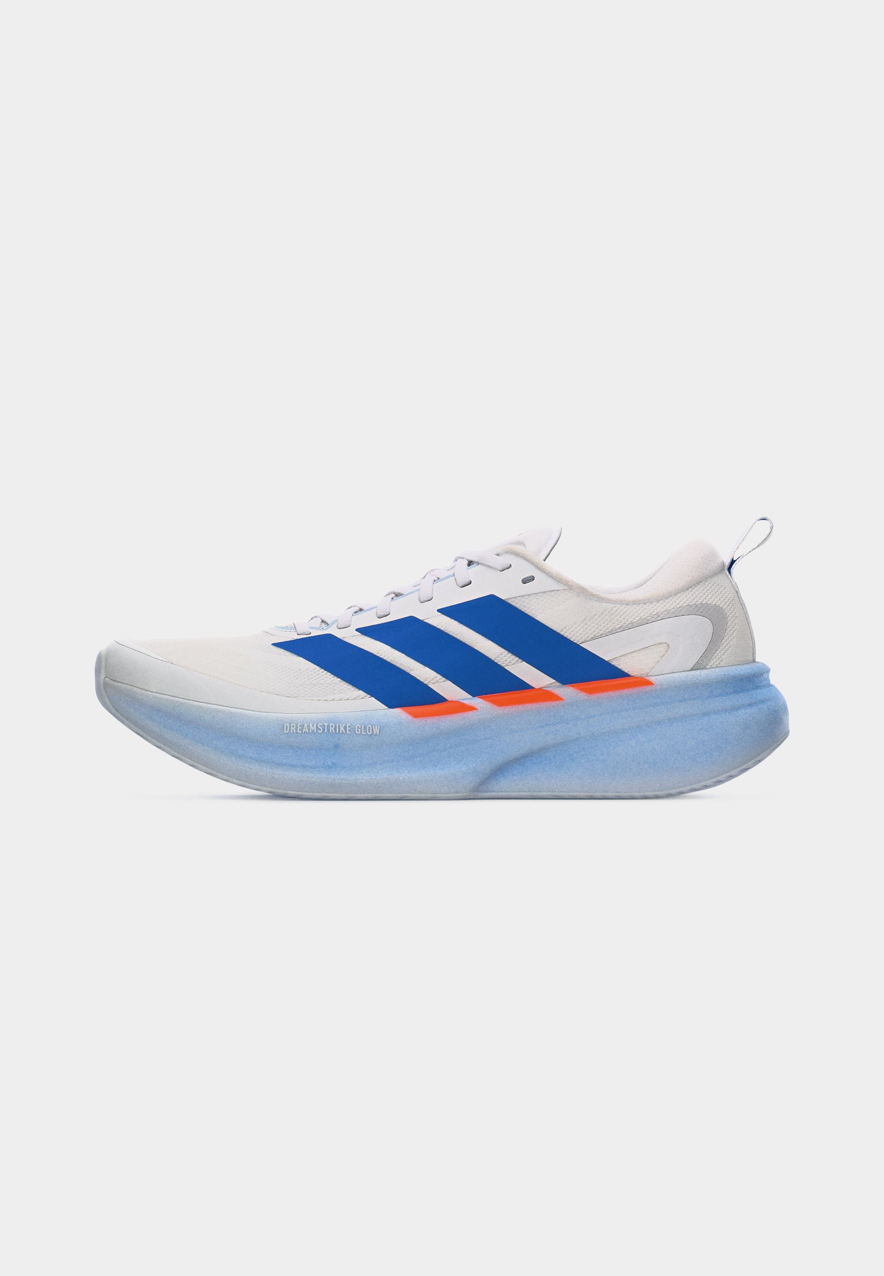 SUPERNOVA GLIDE M - Road running shoes - footwear white/ray blue/lucid orange