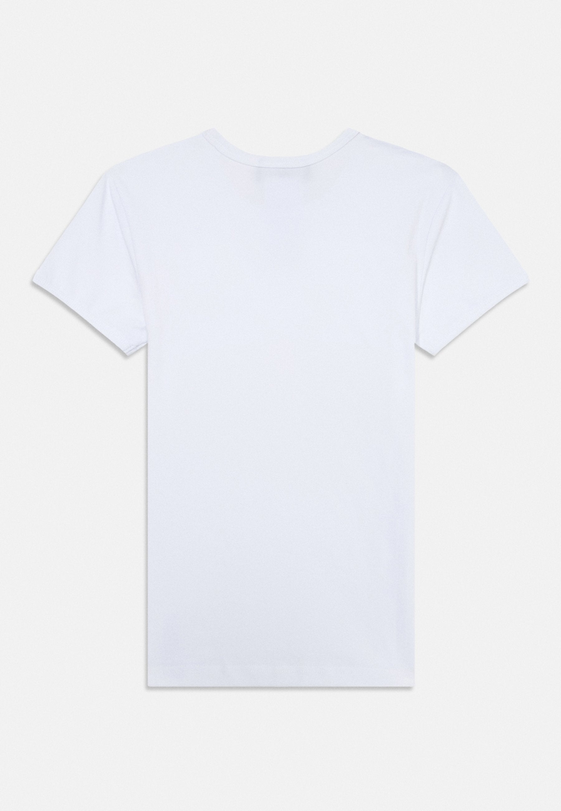 TOPEKA STRETCH NOUVEAU LOGO UNISEXE LOT DE 2 - T-shirt imprimé - blanc/noir