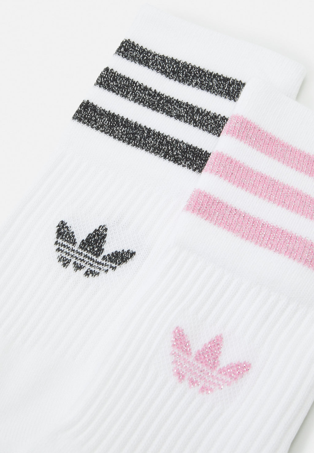 CHAUSSETTES MI-Hautes UNISEXE LOT DE 2 - Chaussettes - white/bliss pink/black