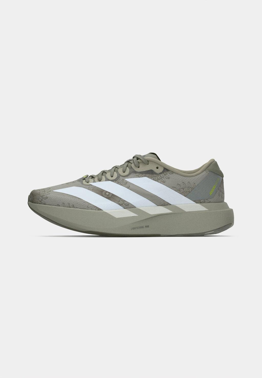 ADIZERO EVO SL - Baskets - sesame/footwear white/legacy green