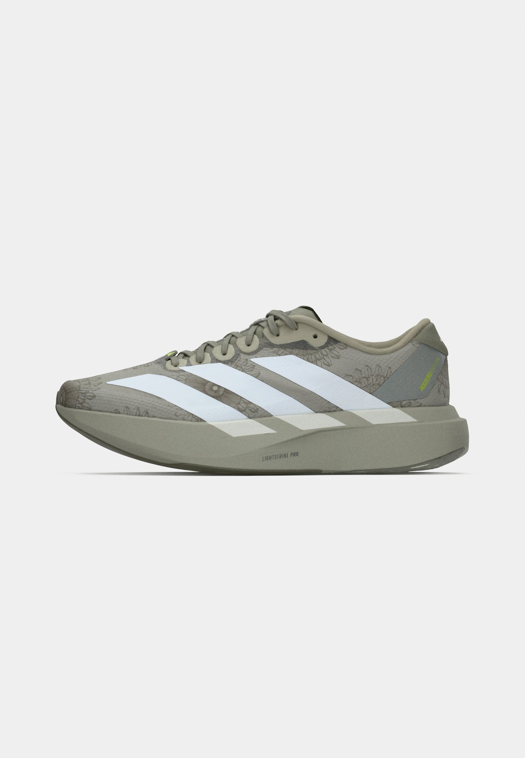 ADIZERO EVO SL - Baskets - sesame/footwear white/legacy green