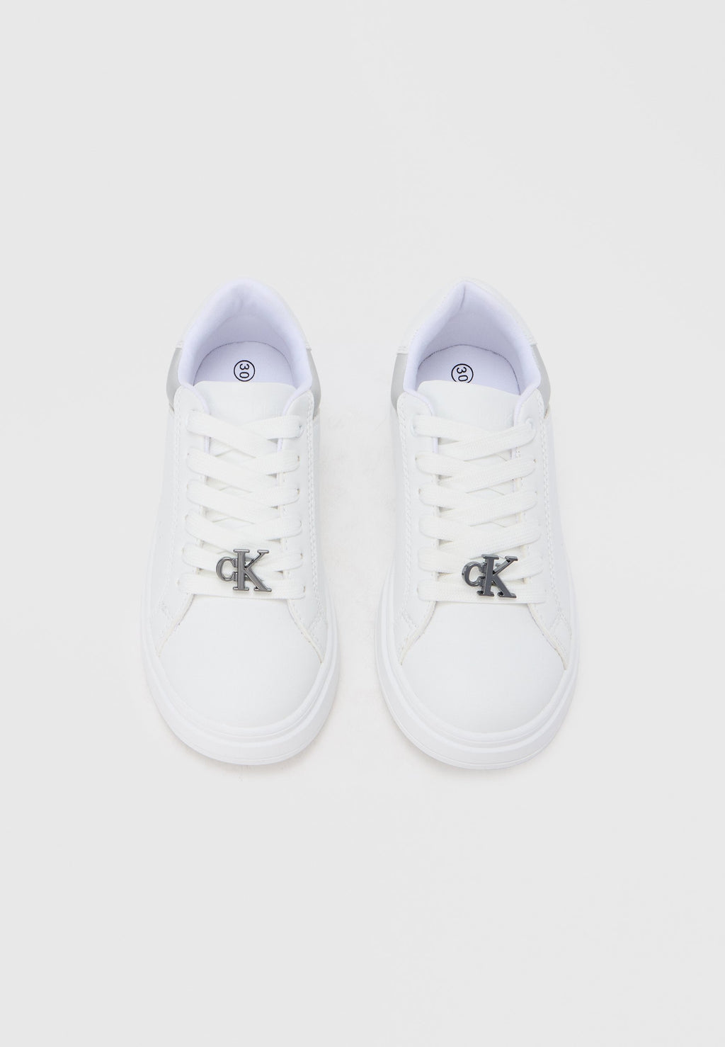 MANHATTAN UNISEX - Trainers - white/silver-coloured