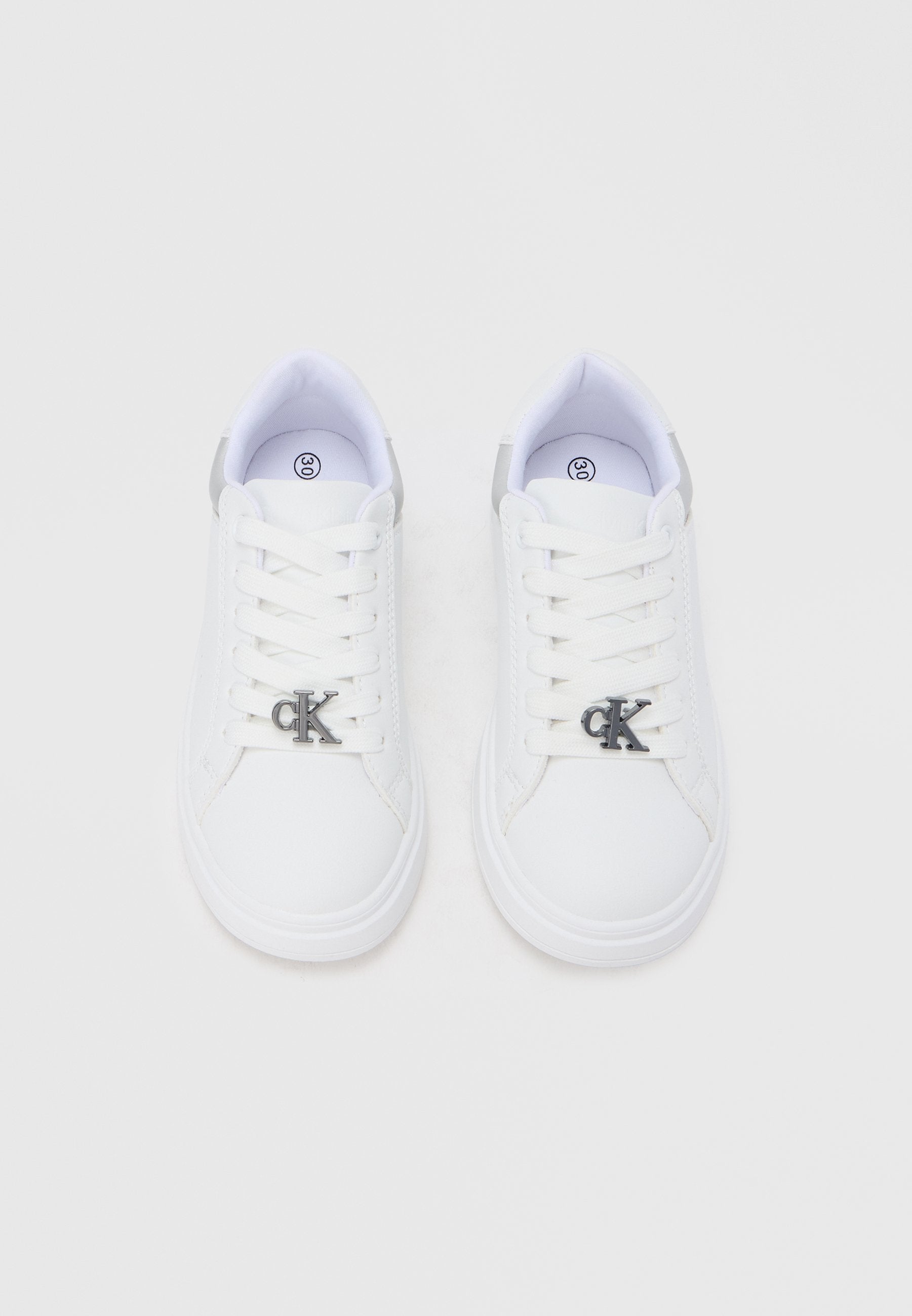MANHATTAN UNISEX - Trainers - white/silver-coloured