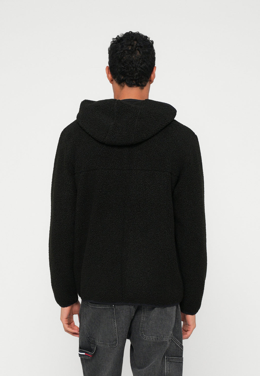 BADGE ZIP UNISEX - Fleece jacket - black