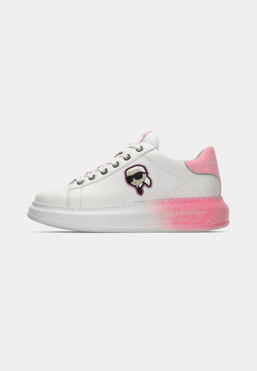 KAPRI OMBRE LACE - Trainers - white/pink