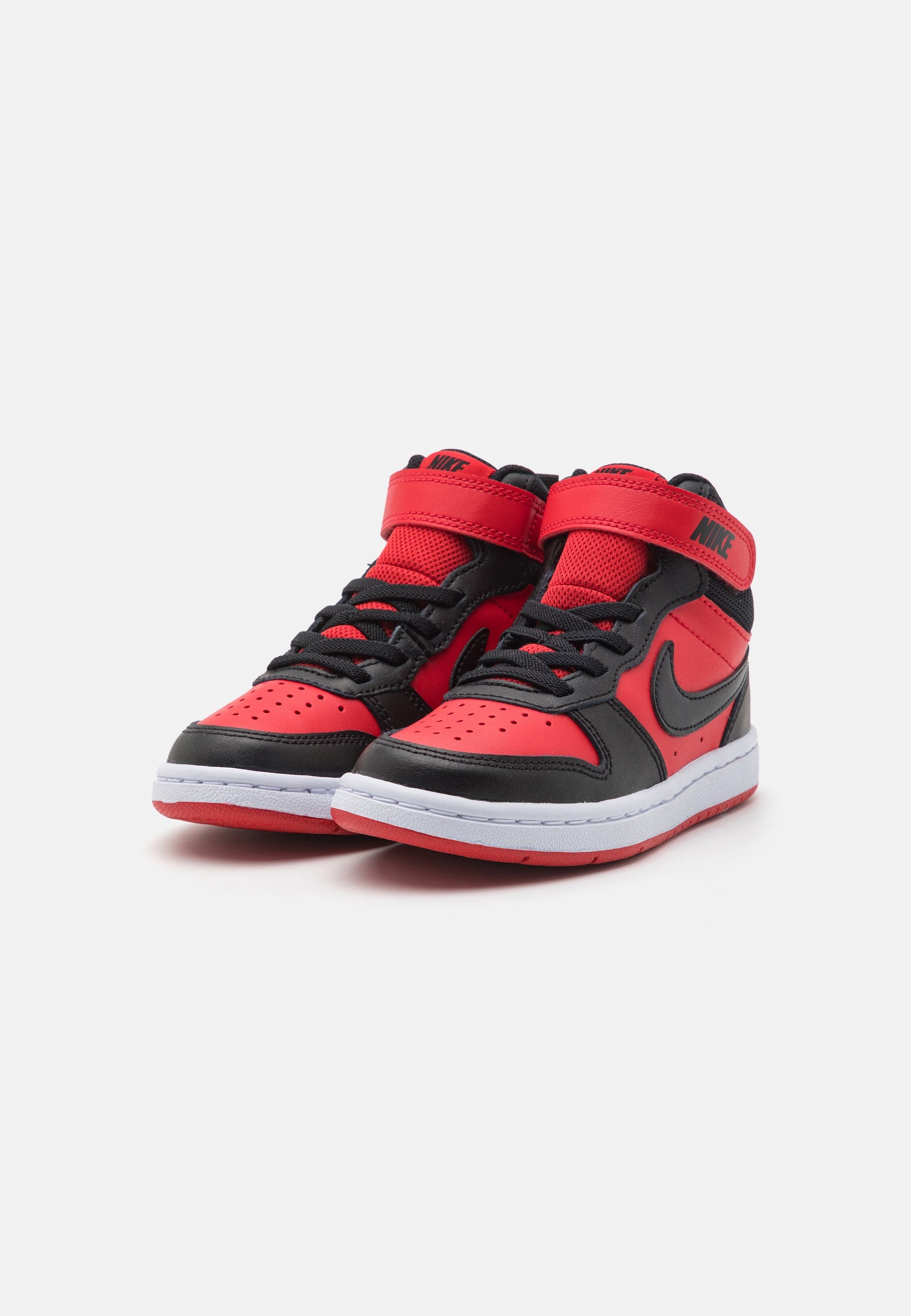 COURT BOROUGH MID 2 UNISEX - Bilekli spor ayakkabı - university red/black/white
