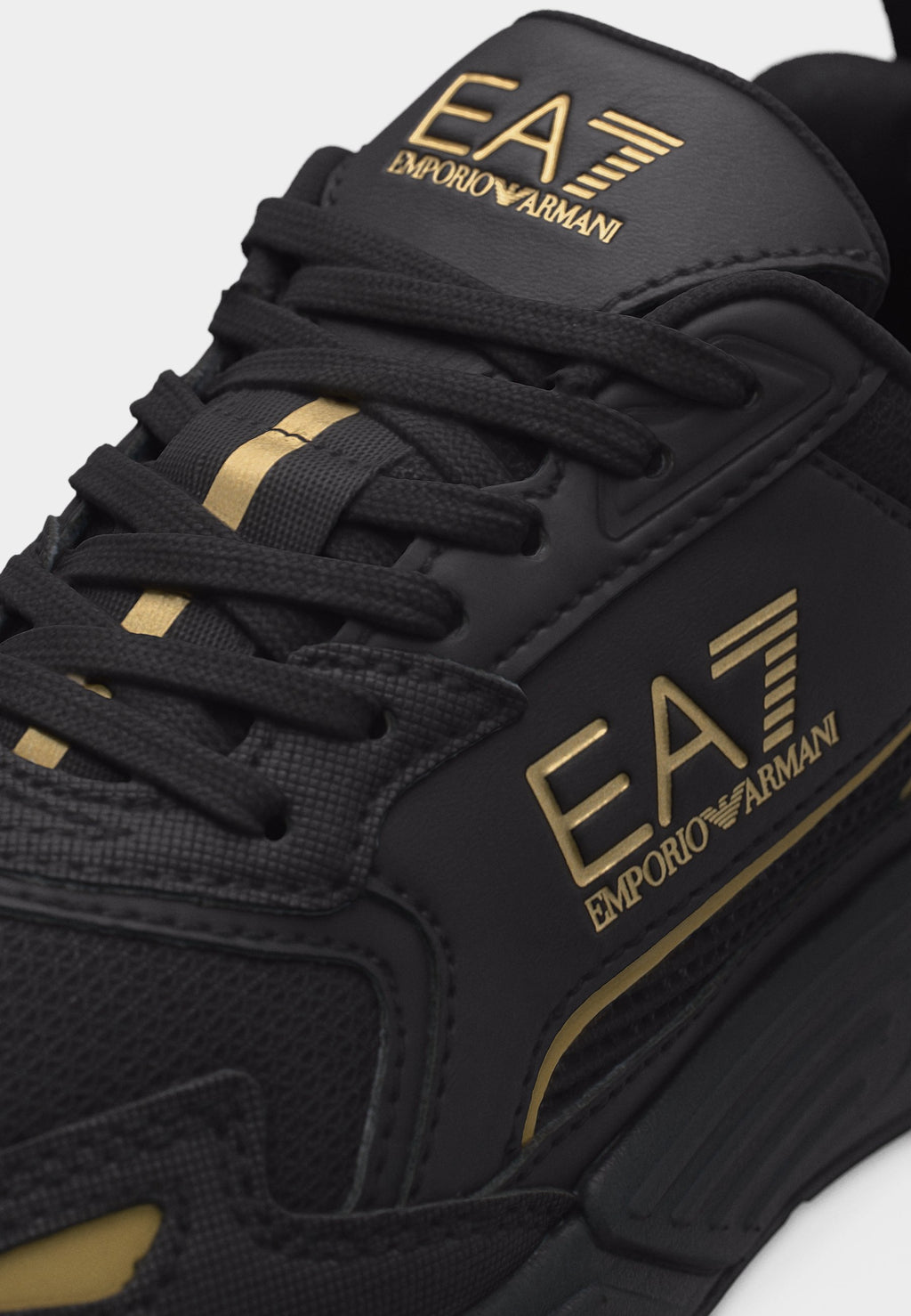 ACE RUNNER NEW UNISEX - Trainers - triple black/gold-coloured