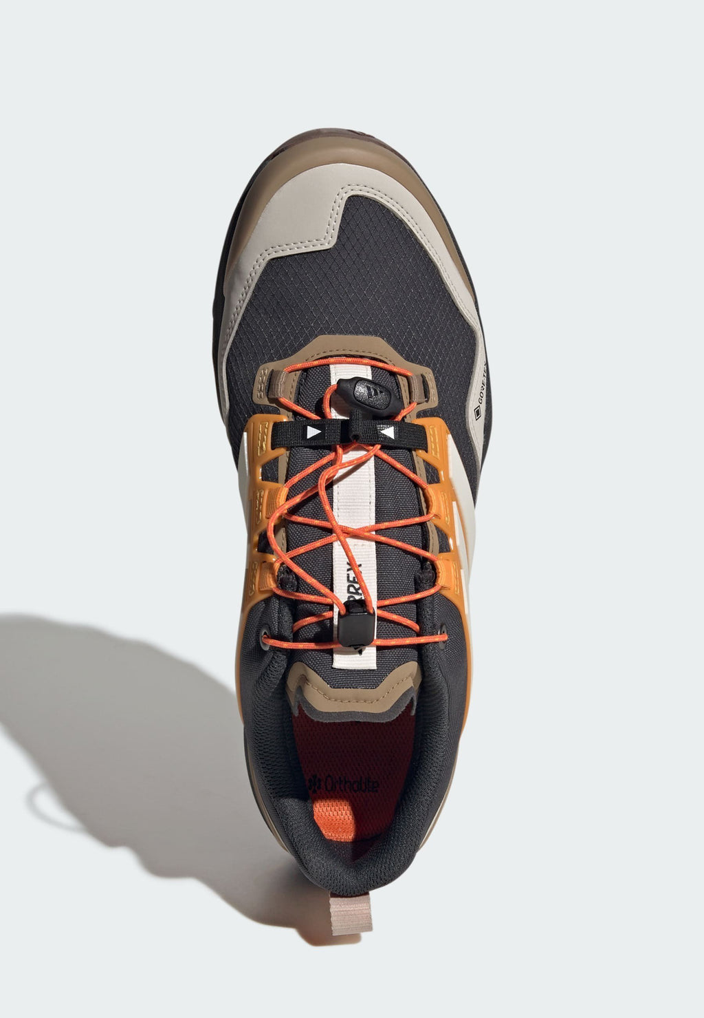 TERREX SKYCHASER GORE-TEX HIKING SHOES - Hiking shoes - carbon   off white   pure tangerine