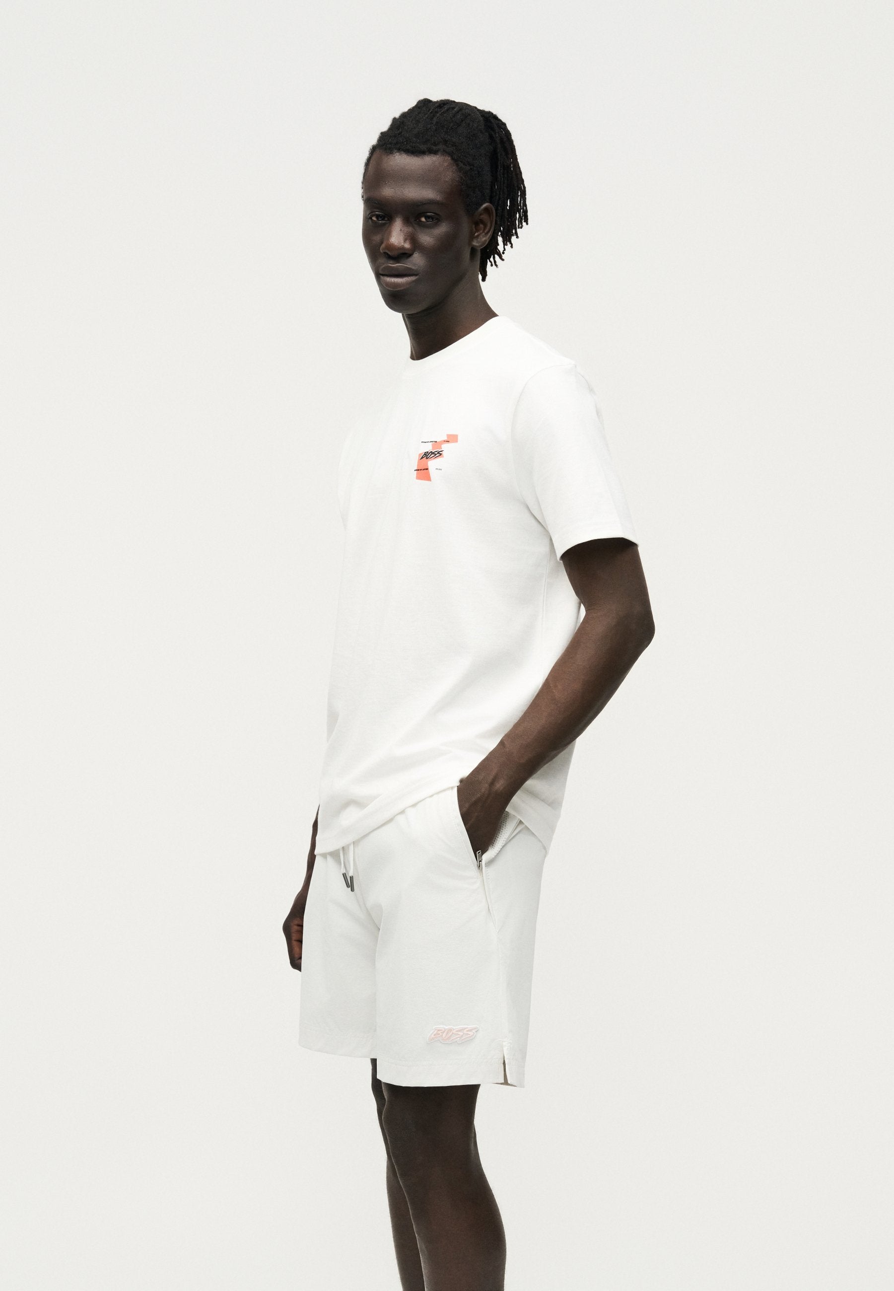 Print T-shirt - natural