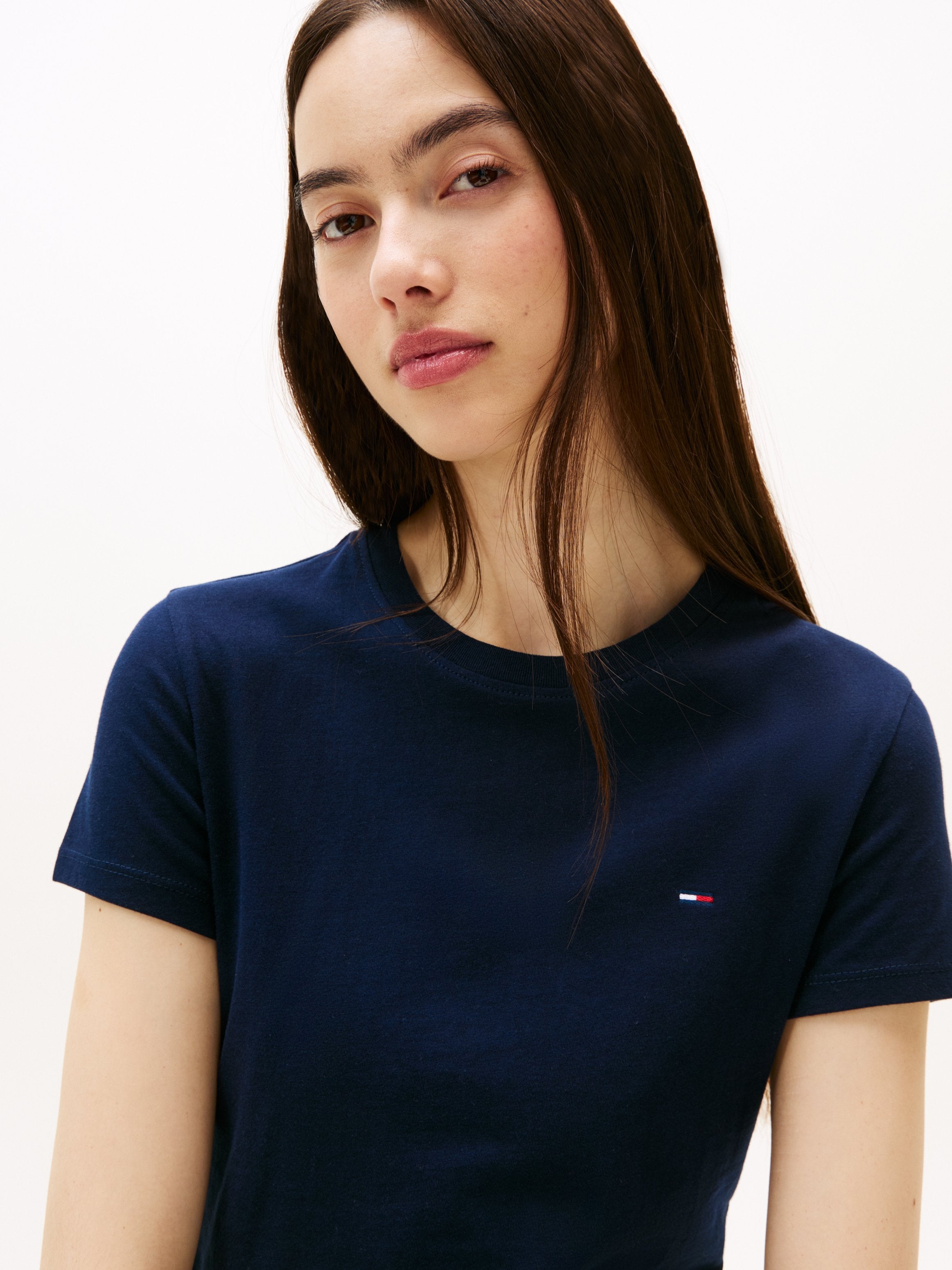 2 PACK - Basic T-shirt - ecru/dark night navy