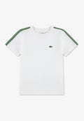 TAPING TEE - Basic T-shirt - farine