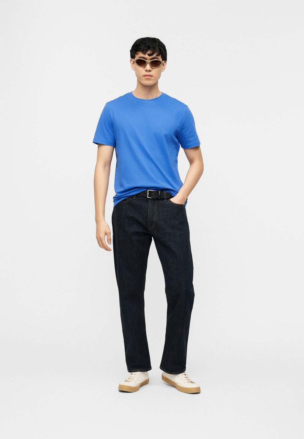 EVERYDAY SOFT CREW - Basic T-shirt - belle blue