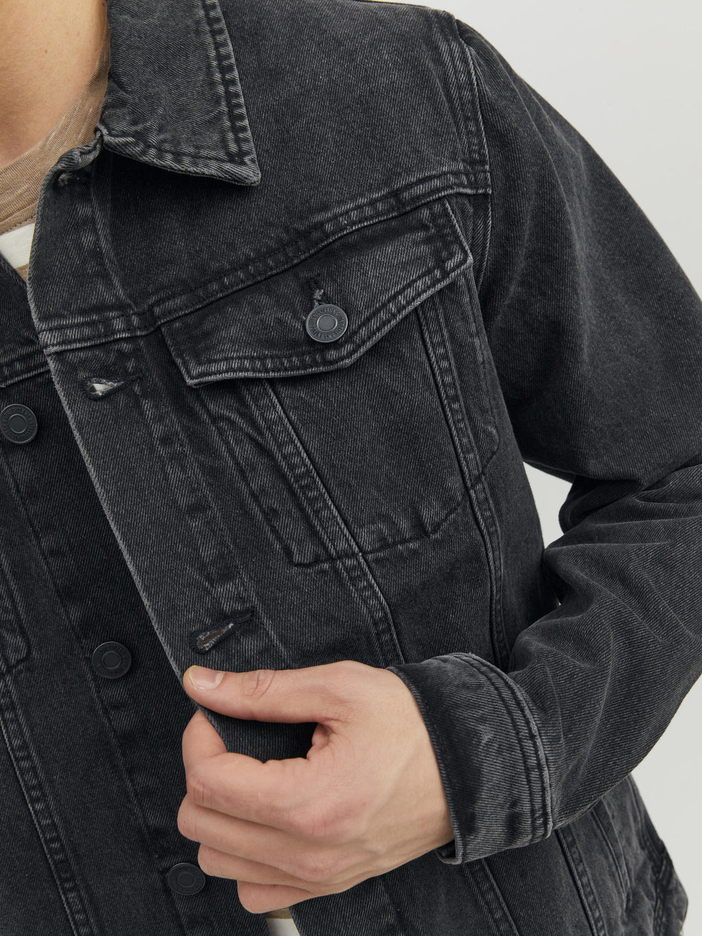 Denim Denim - Denim jacket - black denim