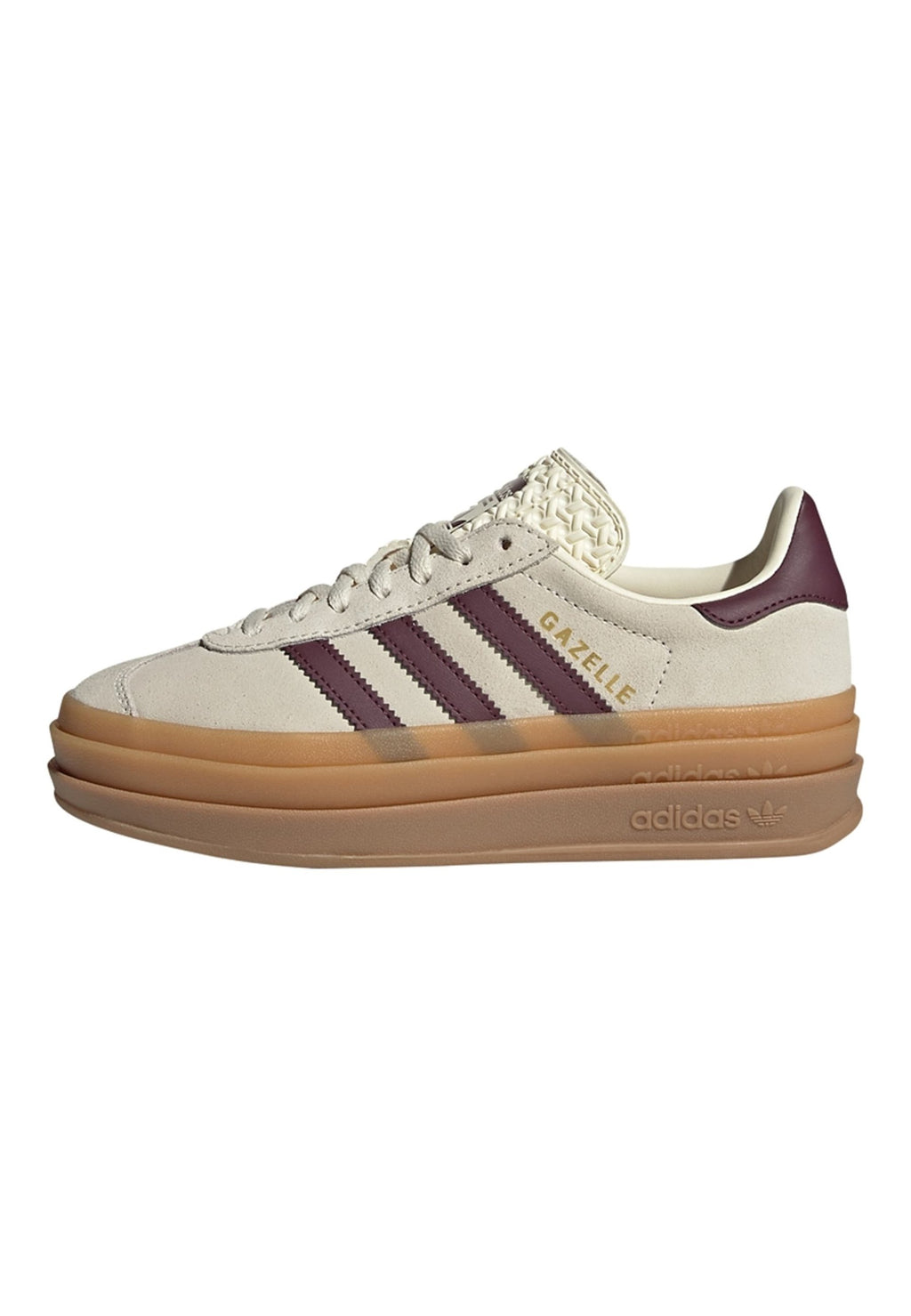 GAZELLE BOLD J UNISEX - Trainers - cream white maroon gold met