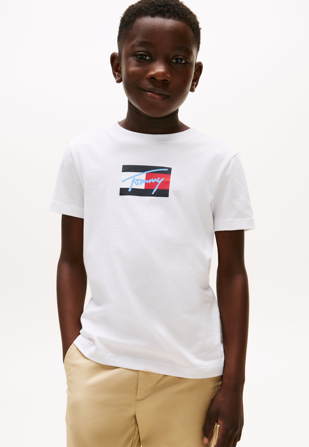 BAYRAK UNISEX YAZILI T-Shirt - Beyaz